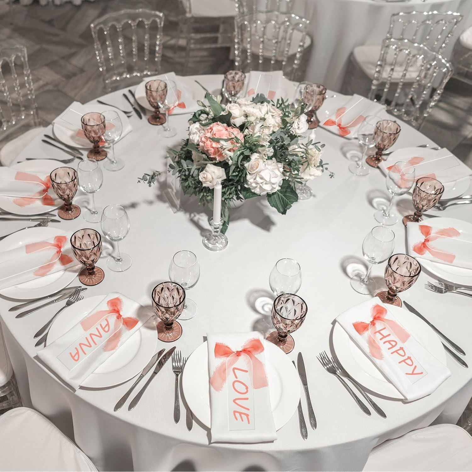 100Pcs Acrylic Bookmark Blanks Kits, Clear Acrylic Bookmarks Tags with 2 Rolls Ribbon, DIY Craft Transparent Bookmark for Reading Lovers School Presents Reading Accessories Gift (5.9 X 2 Inch, Pink) image number 4