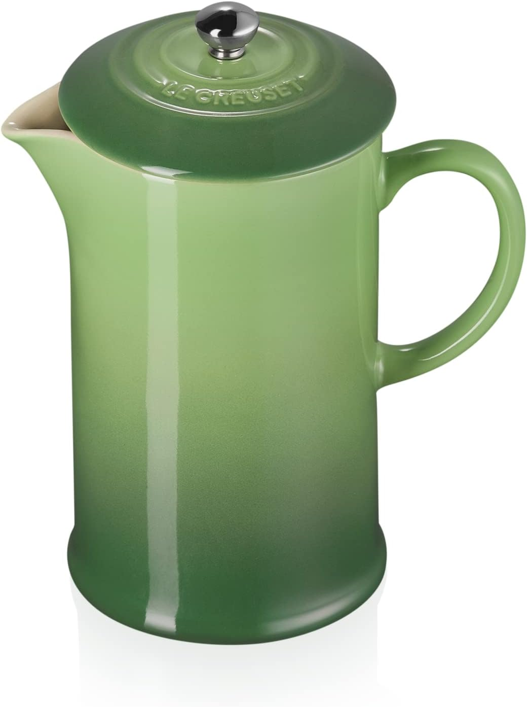 Le Creuset Stoneware Cafeti&egrave;re French Press with Stainless Steel Plunger, 1 Litre, Serves 3-4 Cups, Bamboo, 60706084080003 - Azure image number 5