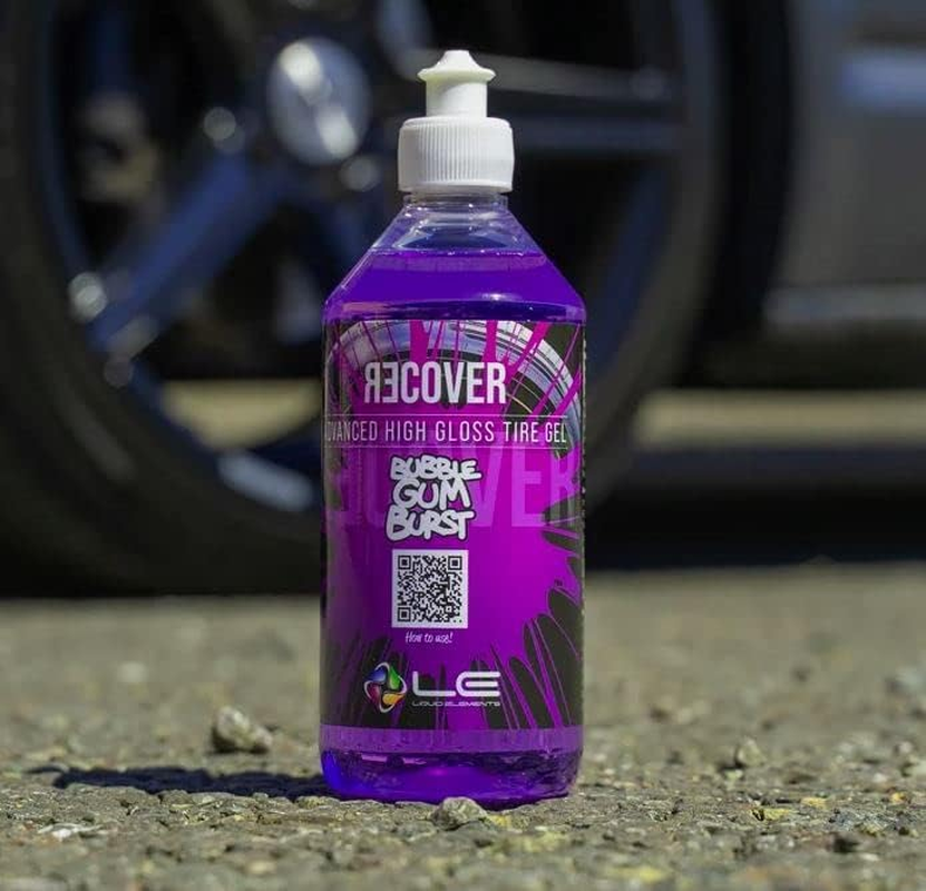 ADVANTUSE - Liquid Elements - Recover Tyre Gel Tyre Dressing Set with Accessories - Tyre Care - Tyre Shine - 500 Ml image number 2