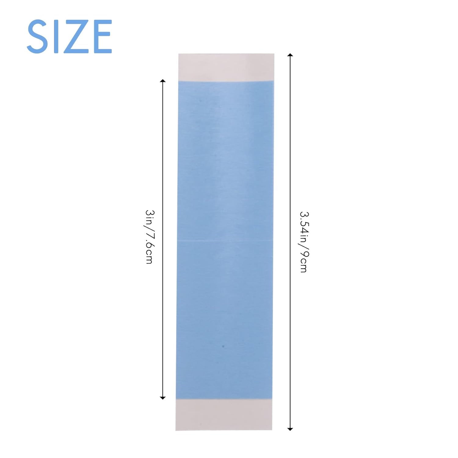 RESFNSE 36Pcs/Lot Strong Wig Tape Double Sided Adhesive Extension Hair Tape Strips Waterproof for Toupee/Lace Wigs Film Adhesive image number 6