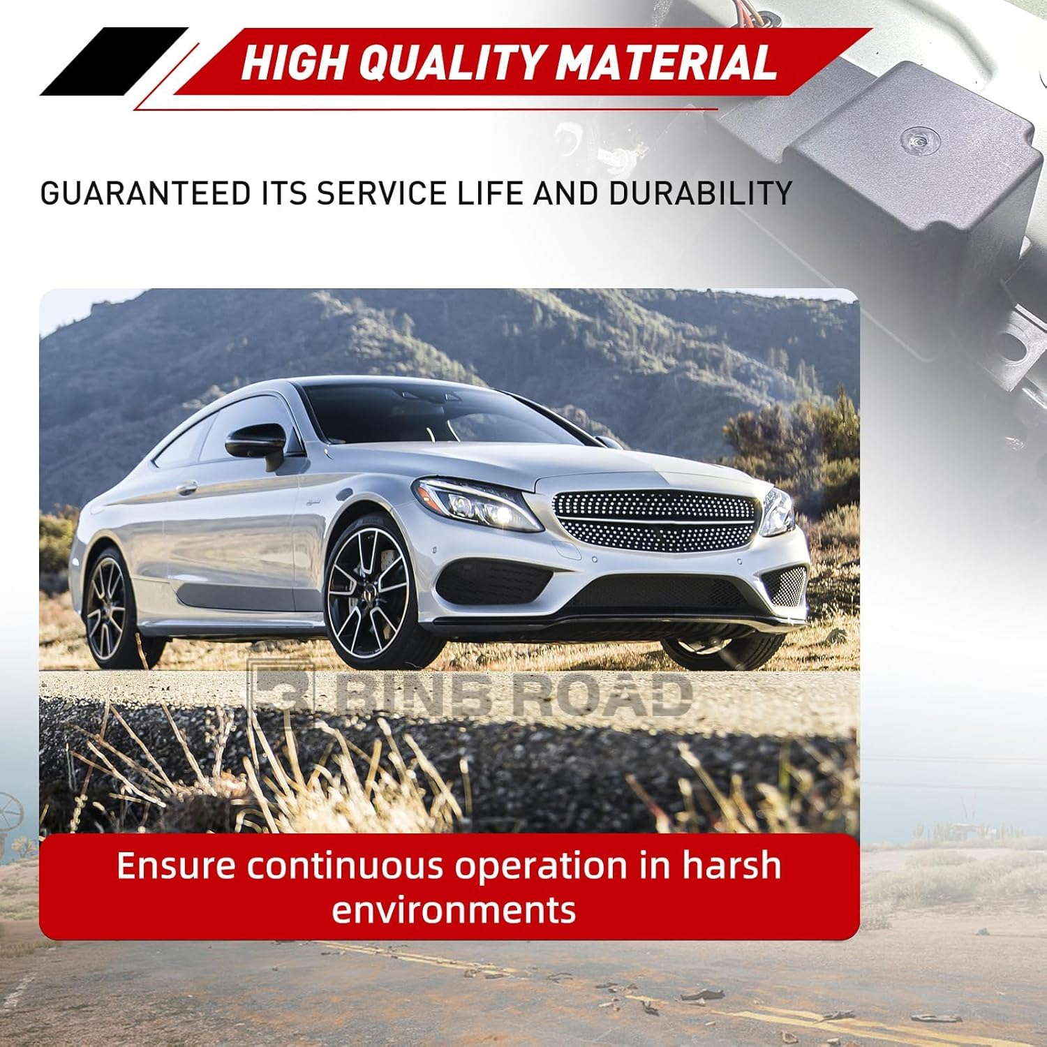 BINB ROAD Power Voltage Converter Module Auxiliary Battery 2059053414 Compatible with Mercedes-Benz C43/C63 AMG C180 C200 C250 C300 2014-2019