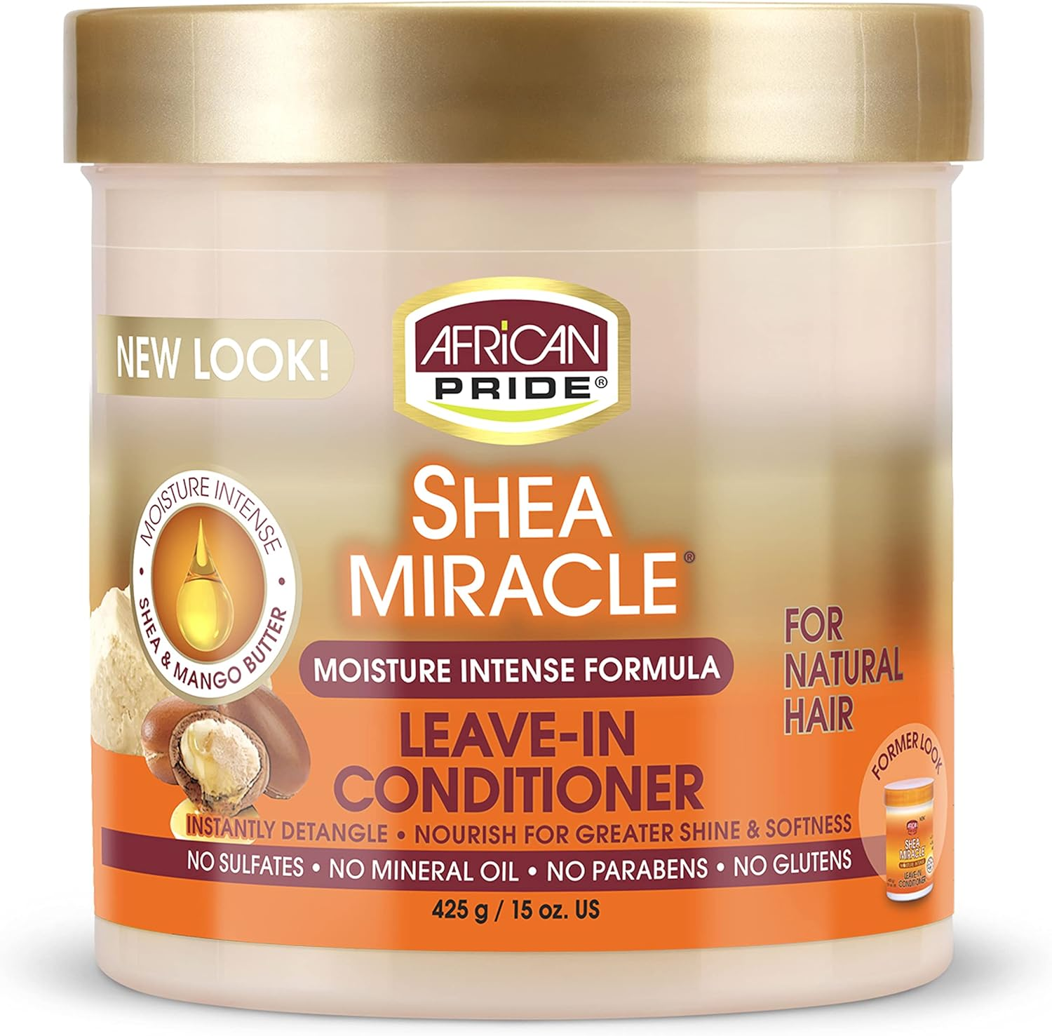 ((Confezione Da 3)) - African Pride Shea Butter Miracle Leave in Conditioner - 440Ml Jar image number 6