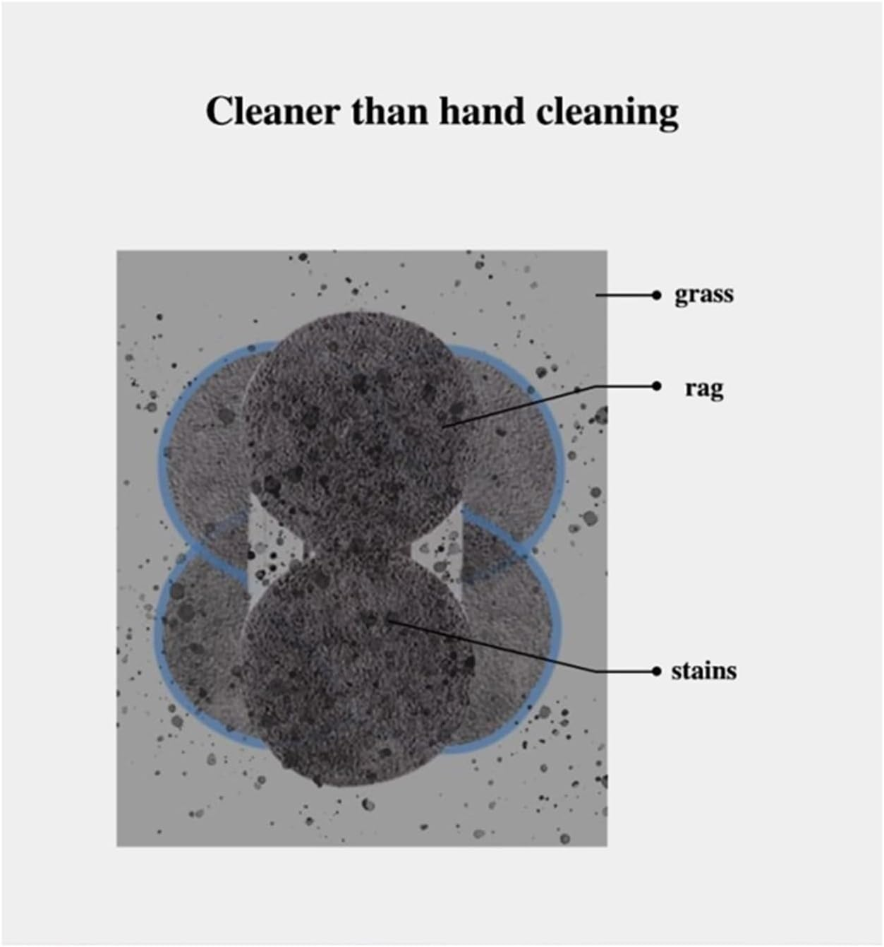 Window Glass Mop,Compatible for Purukai, Window Cleaning Robot Mops Cleaner Robot Rag Window Cleaning Clothes(24Pcs) image number 1