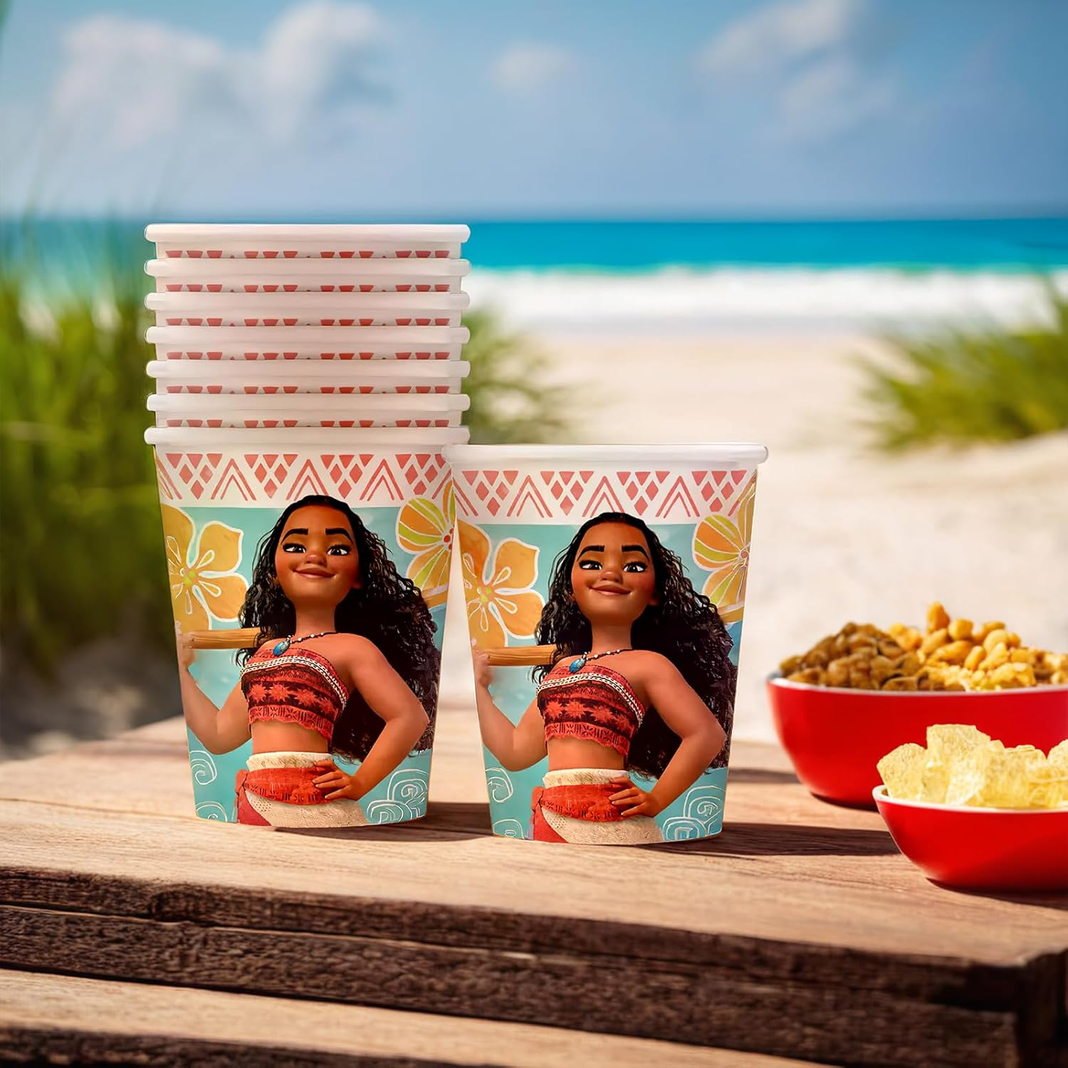 Moana 266Ml Cups