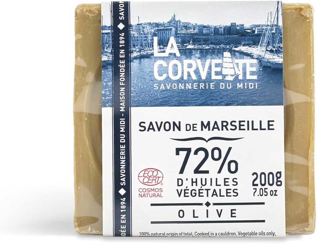 La Corvette Marseille Olive Cube Soap, 200 G