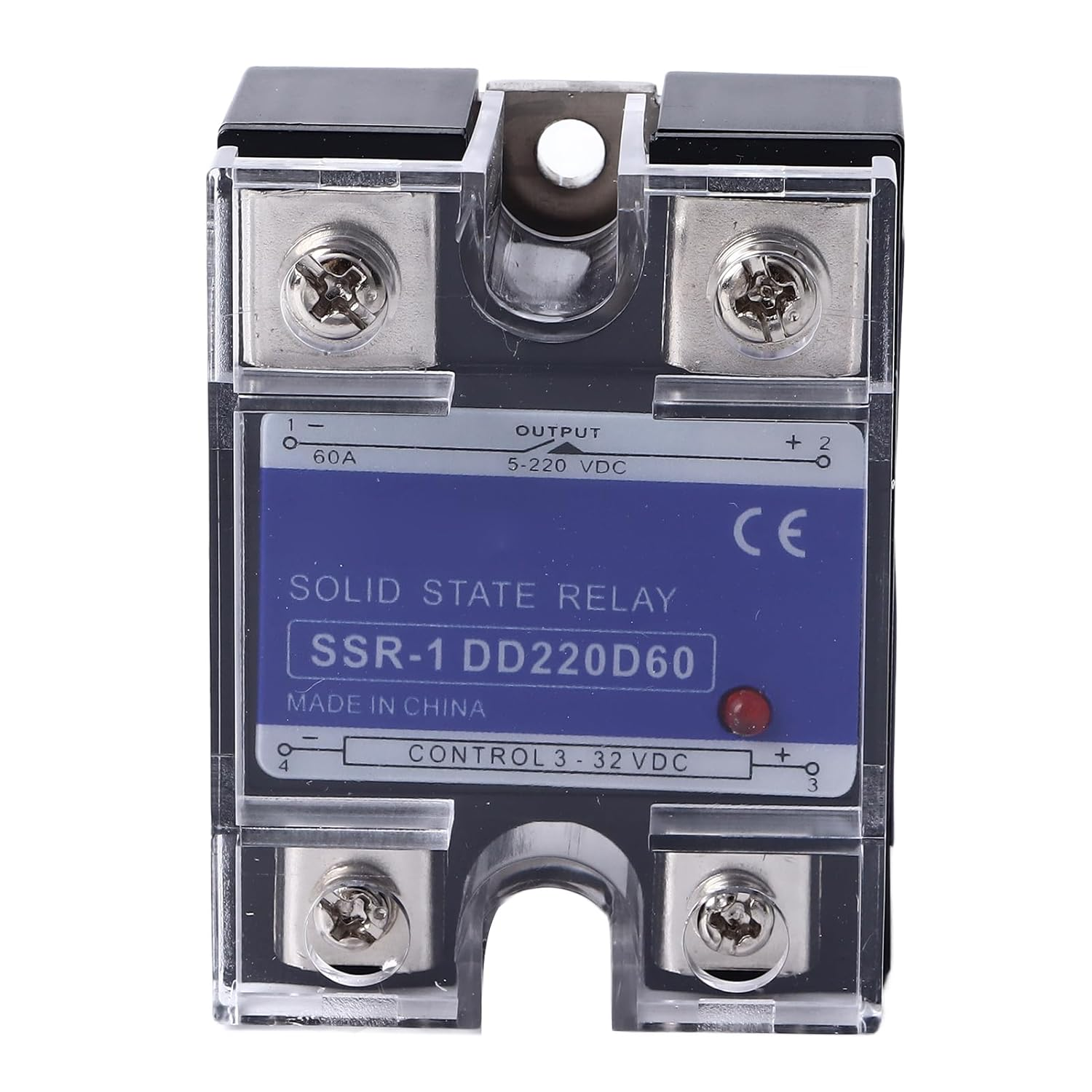 Relay, SSR Relay Compact Bolted Installation DC to DC Efficient Transmission for Control System (60A) image number 5