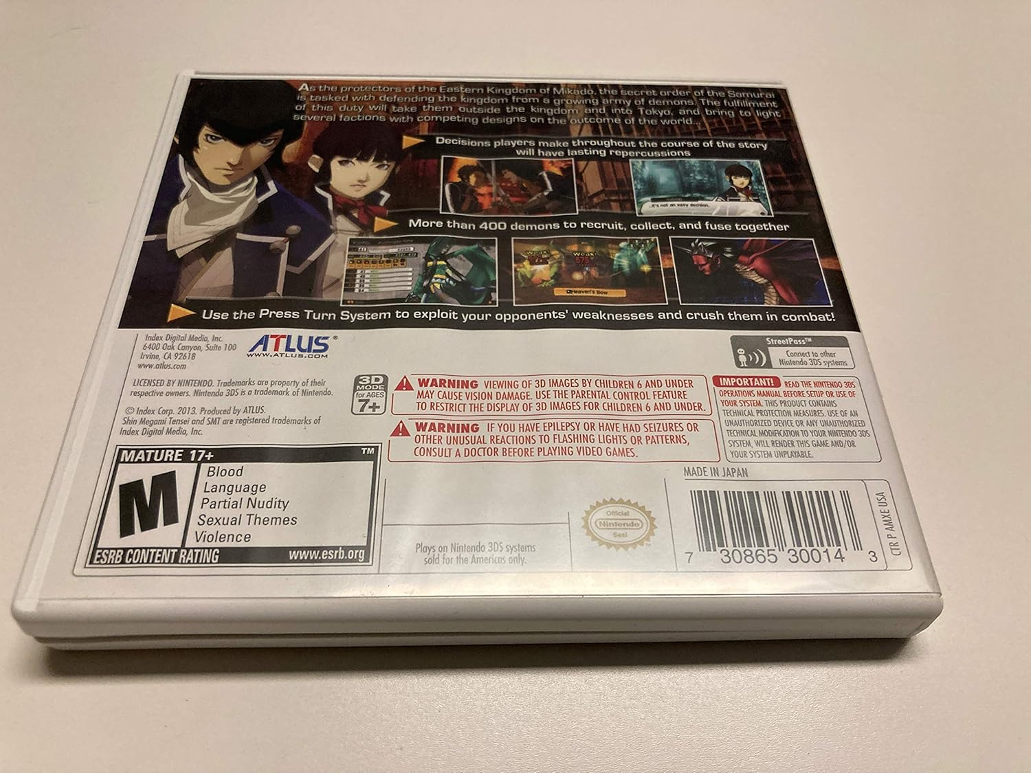 Shin Megami Tensei IV - Nintendo 3DS image number 1