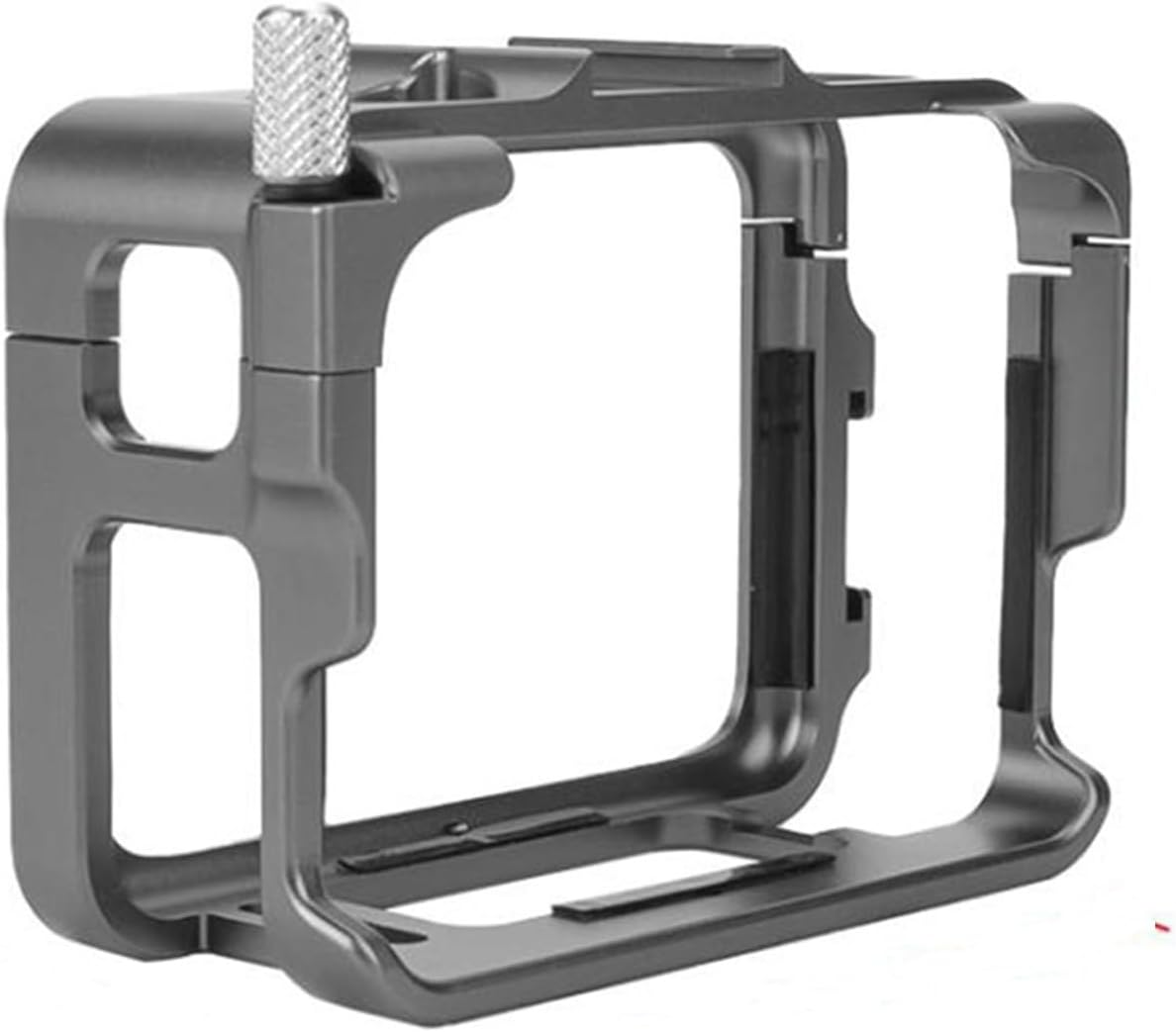 YUULNMOP Aluminum Metal Frame Cage Case for Insta360 Ace/Ace Pro Sports Camera,Vertical Horizontal Protective Frame Housing Sleeve with Double Cold Shoe for Video Light Microphone image number 5