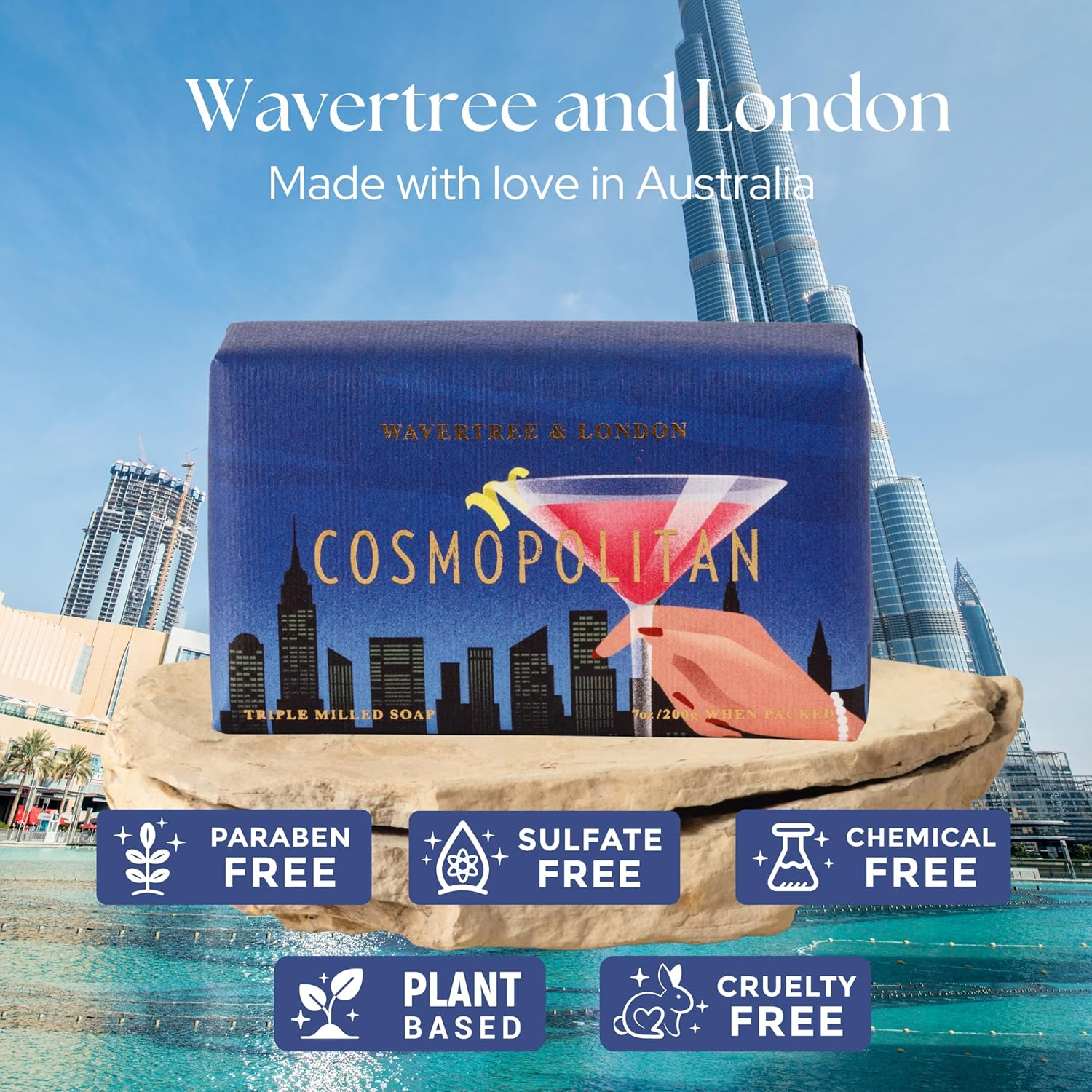Wavertree and London Cosmopolitan Soap Bar 200 G