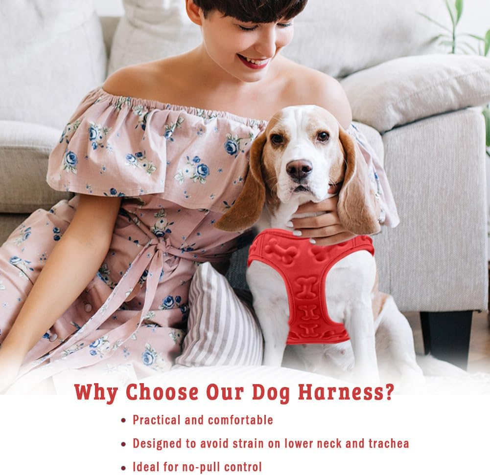 Metric USA Comfort Fit Cold Weather Dog Harness - Adjustable, Reflective, Secure, Small Size, Red Color image number 5