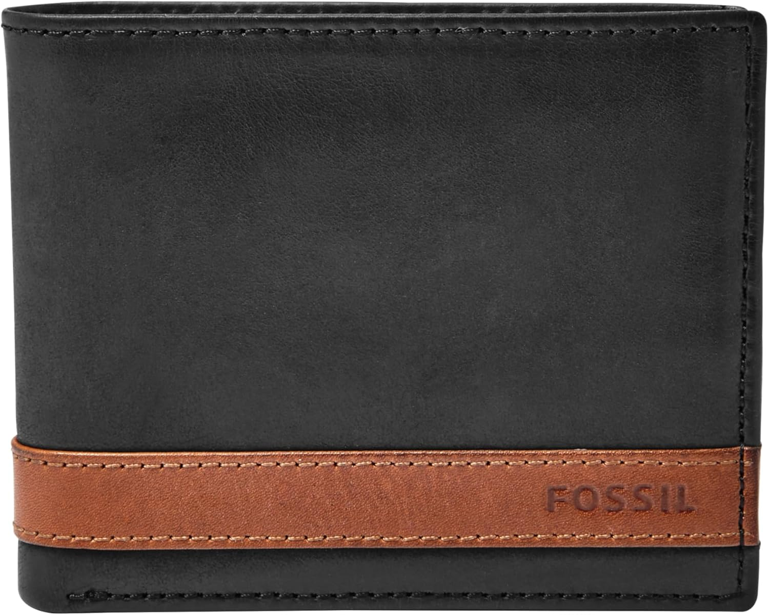 Fossil Men'S Quinn Bifold with Flip Id