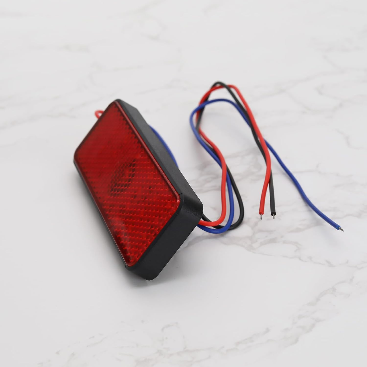 SING F LTD 2PCS Red 12V 24 LED Motorcycle Tail Light Turn Signal Light Rectangle LED Reflector Tail Brake Light Stop Lamp of Motorcycles/Scooters/Atvs/Bicycles/Tricycles image number 6