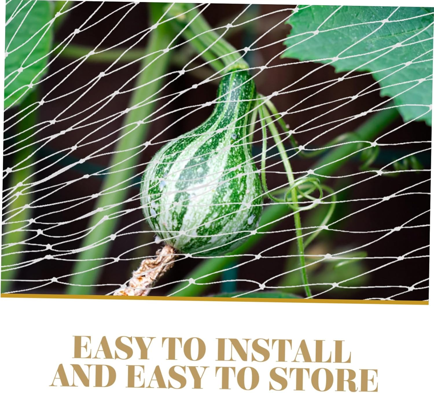 Kisangel Vegetable Garden Netting 10M X 10M Lightweight Nylon Mesh Bird Protection Tear Resistant Suitable for Orchards Farms and Plant Beds image number 4