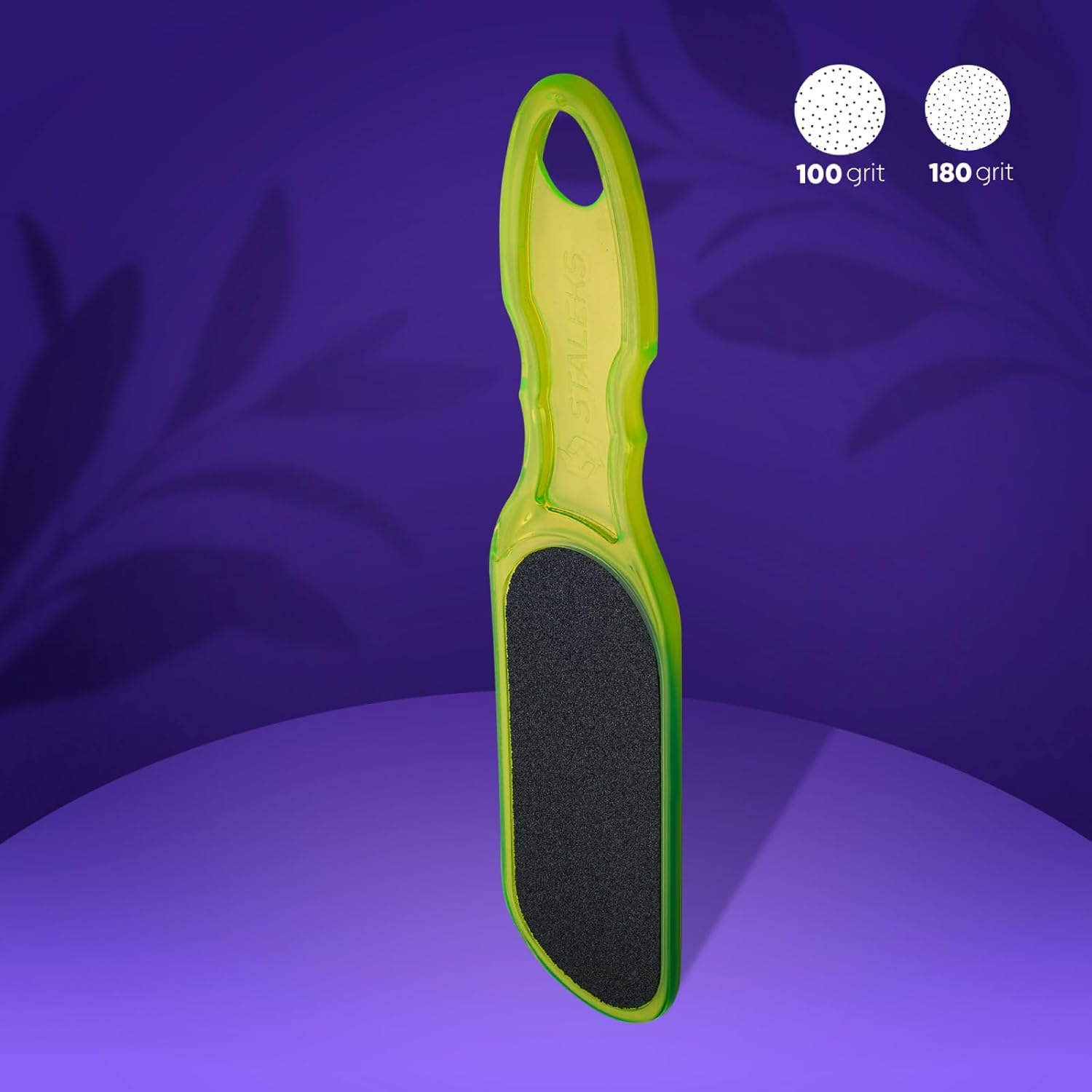 STALEKS CLASSIC 10 PLASTIC PEDICURE FOOT FILE (Grit 100/180 Green) image number 3