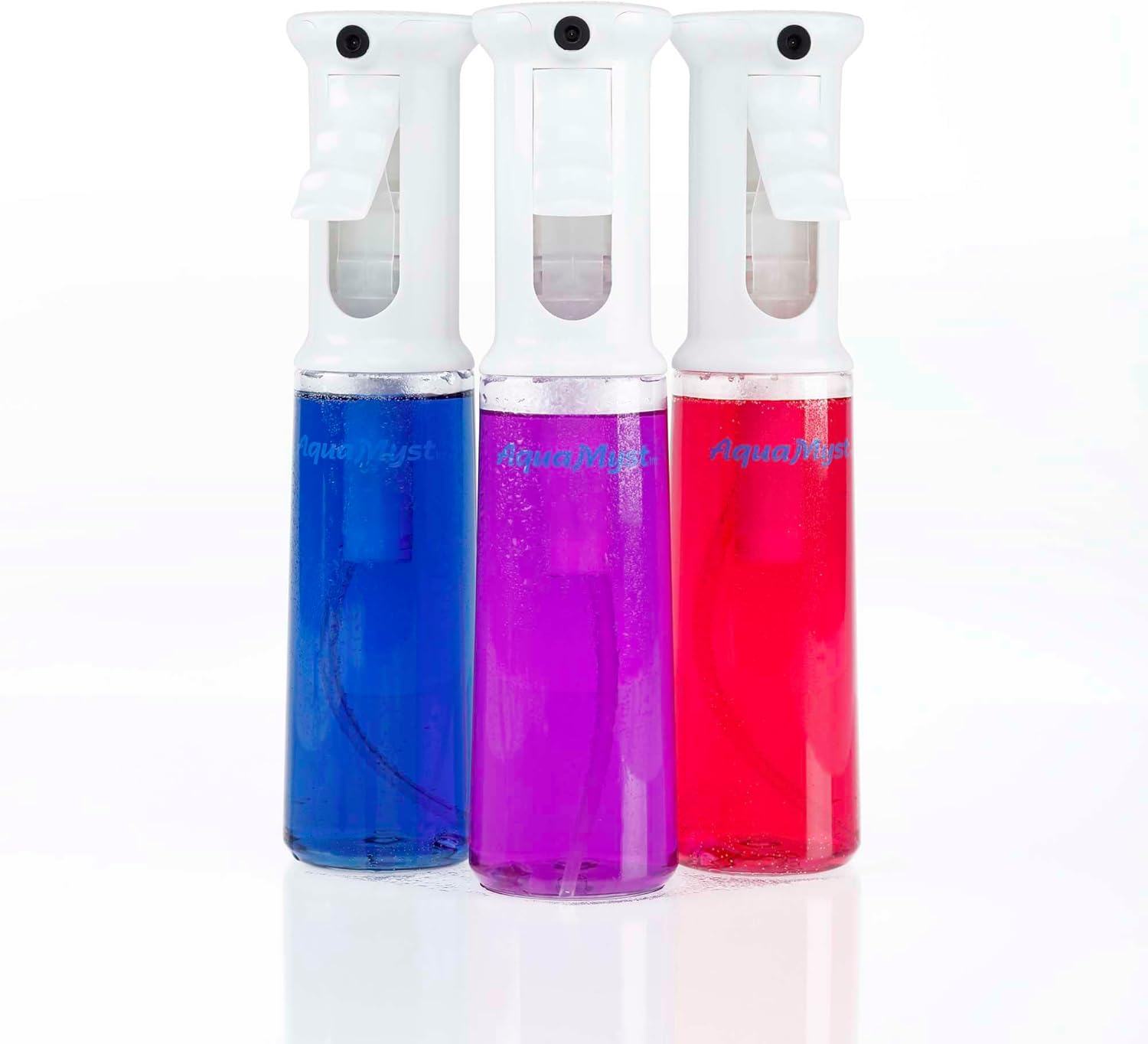 Creative Mark Aquamyst 300 Ml Continuous Mist Spray Bottle - 2-Pack - Ergonomic Plant Mister - Water Mister Spray Bottle W/Pre-Compression Technology, Drip-Free 0.3 Mm Nozzle, Clear 10.14 Oz Bottles image number 3