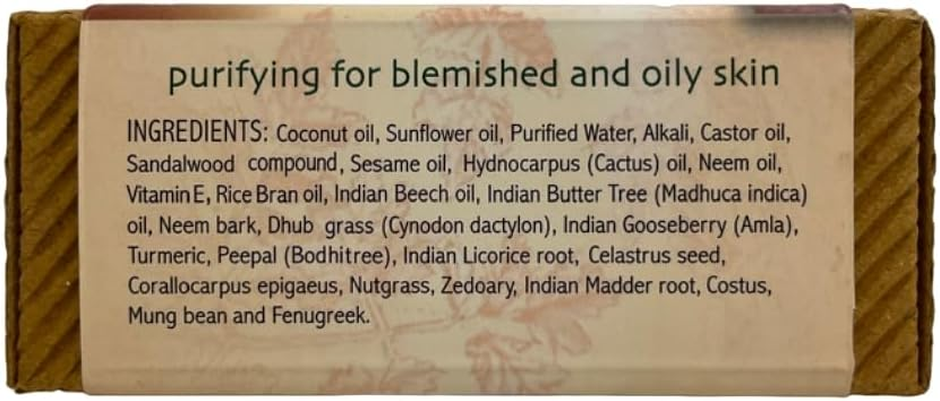 Ayurvedic Bar Soap Sandal-Turmeric by Auromere - All Natural Handmade and Eco-Friendly Bar Soap for Sensitive Skin - 2.75 Oz Bar - 12 Count image number 1