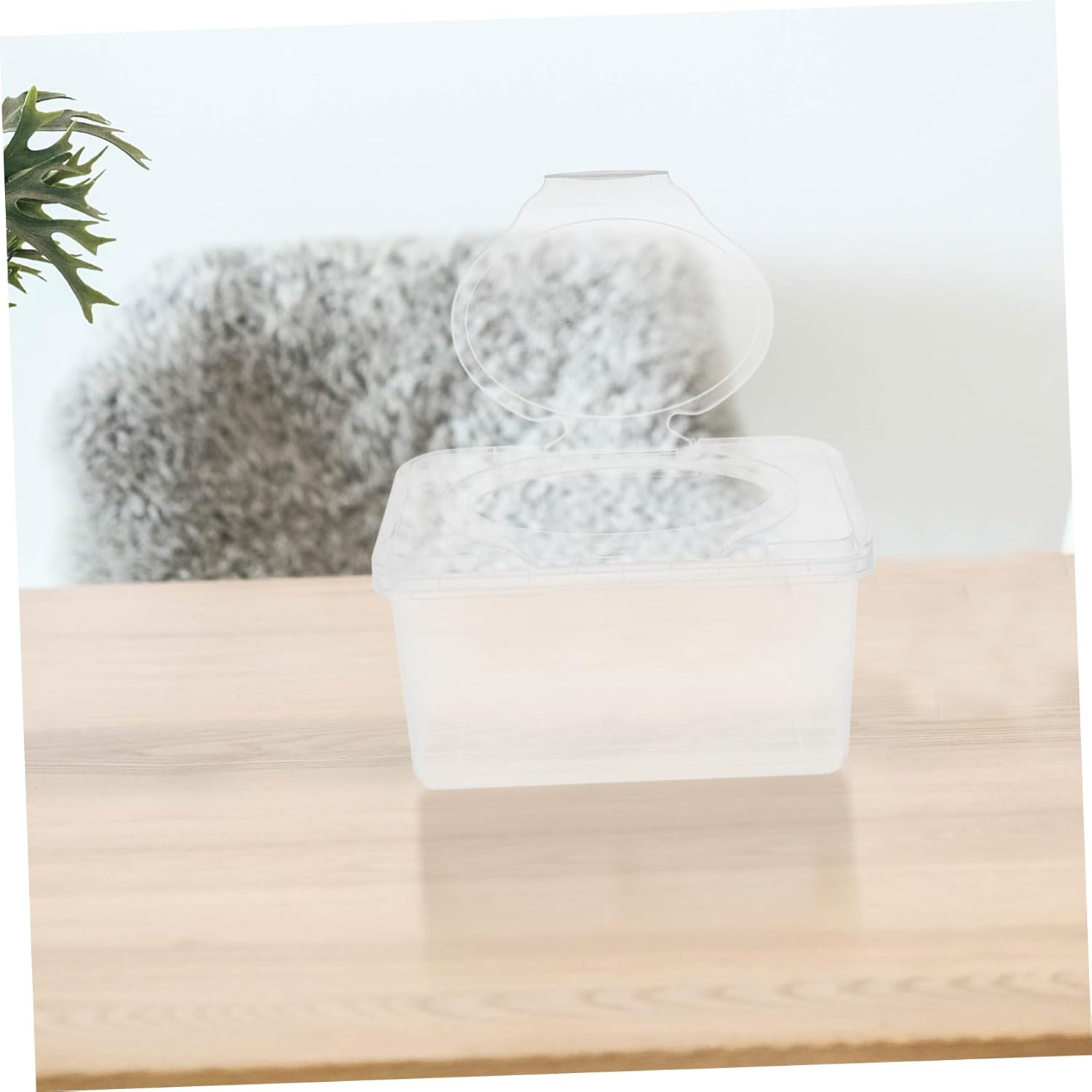 2Pcs Travel Wipes Dispenser Dustproof Wipes Storage Box for Car Outdoor Use Capacity for Organized Home Bathroom image number 3