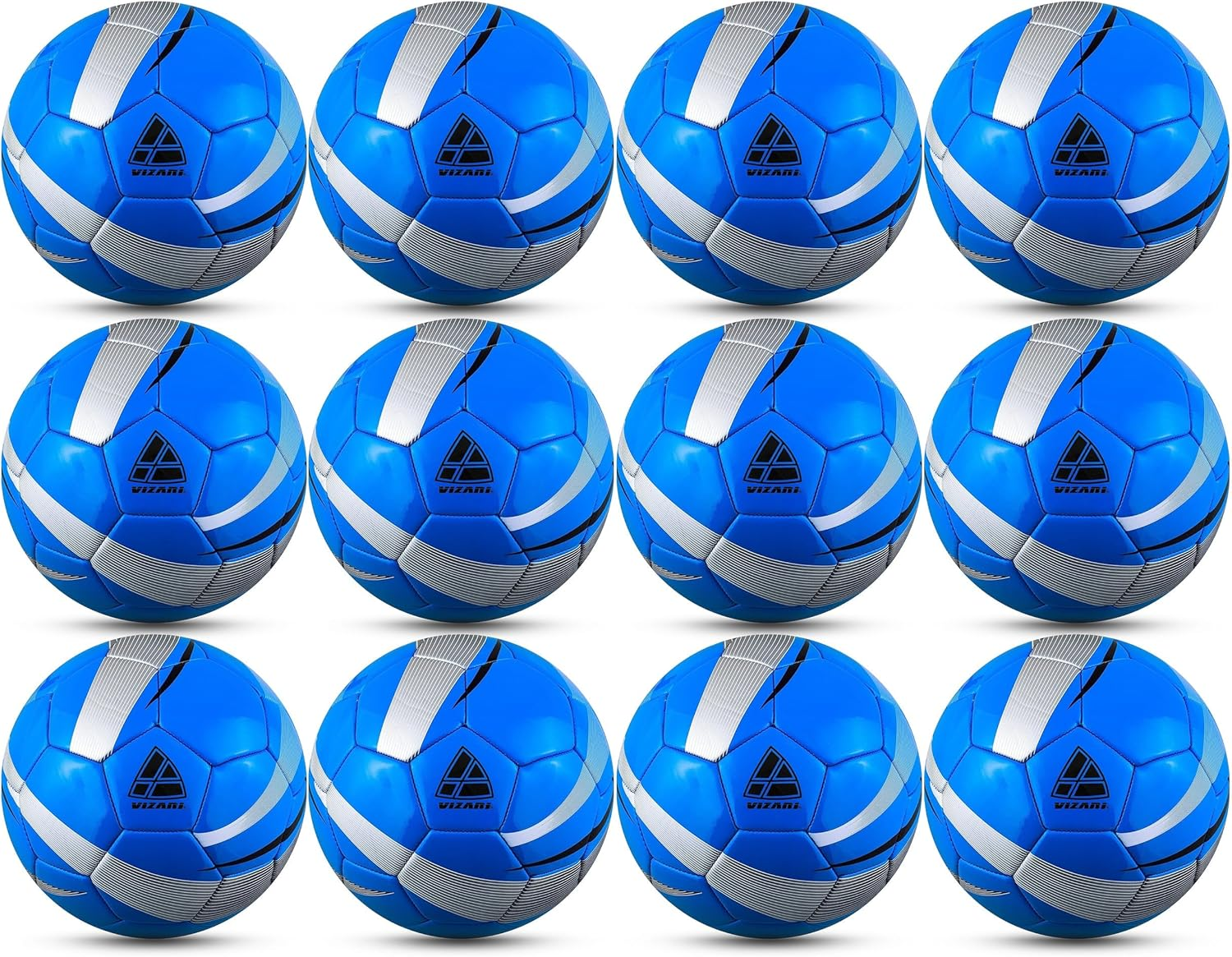 Vizari Hydra Soccer Ball | Synthetic Youth Football Gear | Soccer Training Equipment for Kids | Indoor Outdoor Play | Soccer Training | Gifts for Soccer Lovers | Professional & Adult Soccer Balls