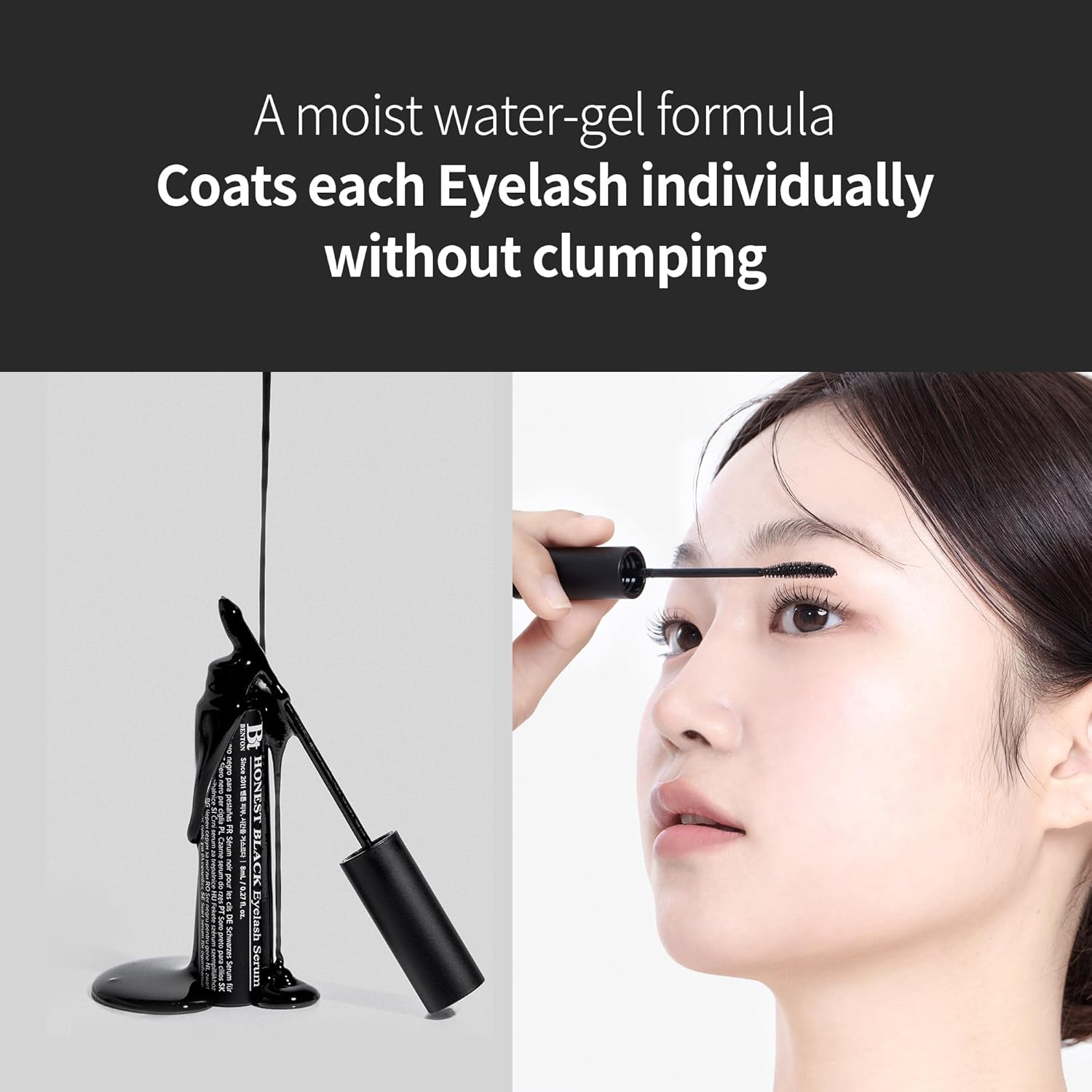 BENTON Honest Black Eyelash Serum image number 3
