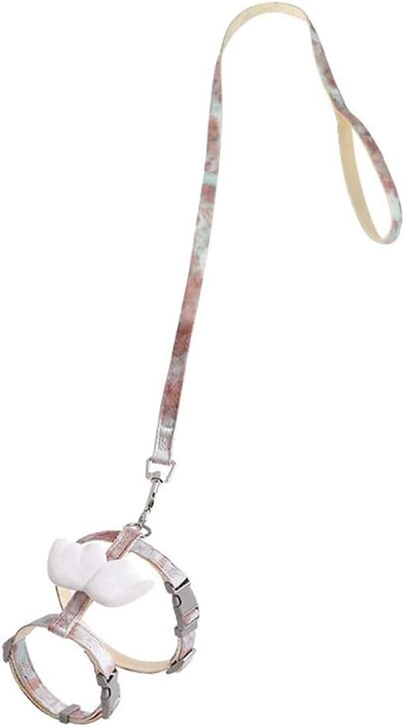 YULOONG Cat Vest+Traction Rope Set for Escape Prevention, Suitable for Outdoor Walks, Soft and Breathable, Adjustable G S image number 5