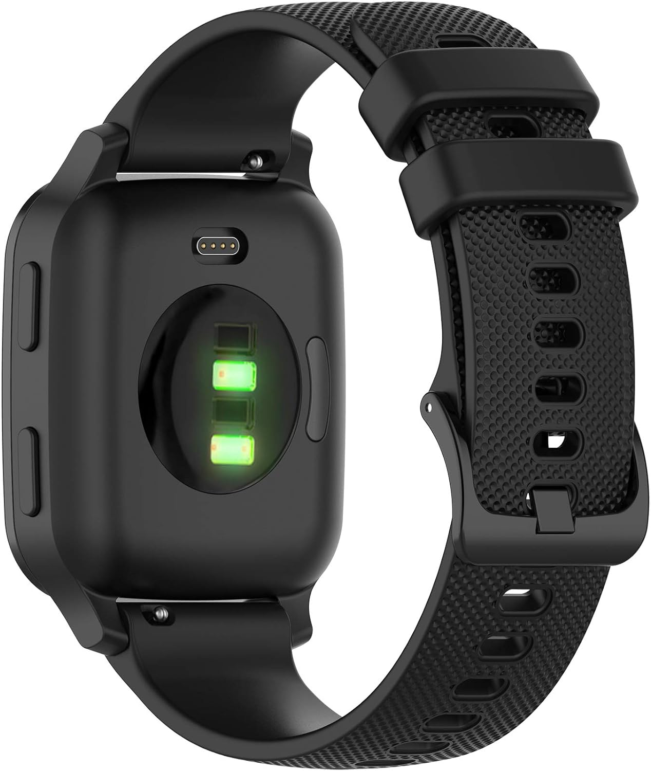 Fitturn Soft Colorful Silicone Watch Band Straps Compatible with Garmin Venu Sq Watch Replacement Quick Release Watch Bands Sport Strap Compatible with Garmin Venu Sq Smartwatch image number 2