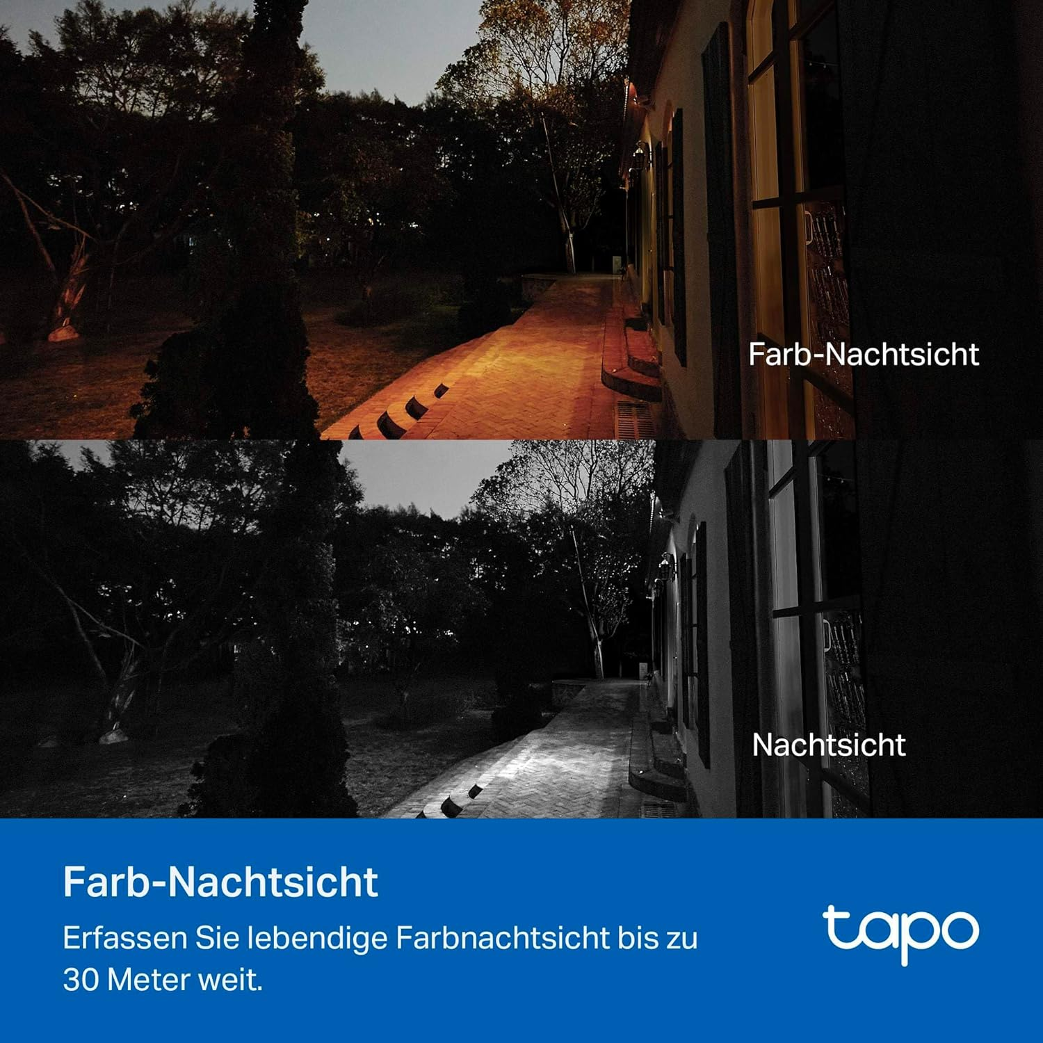 Tapo 2K Outdoor Wifi Surveillance Camera 360&deg; C51A, Night Vision Color, Person Detection and Motion Tracking, Waterproof IP65, Customizable Sound Alarm image number 6