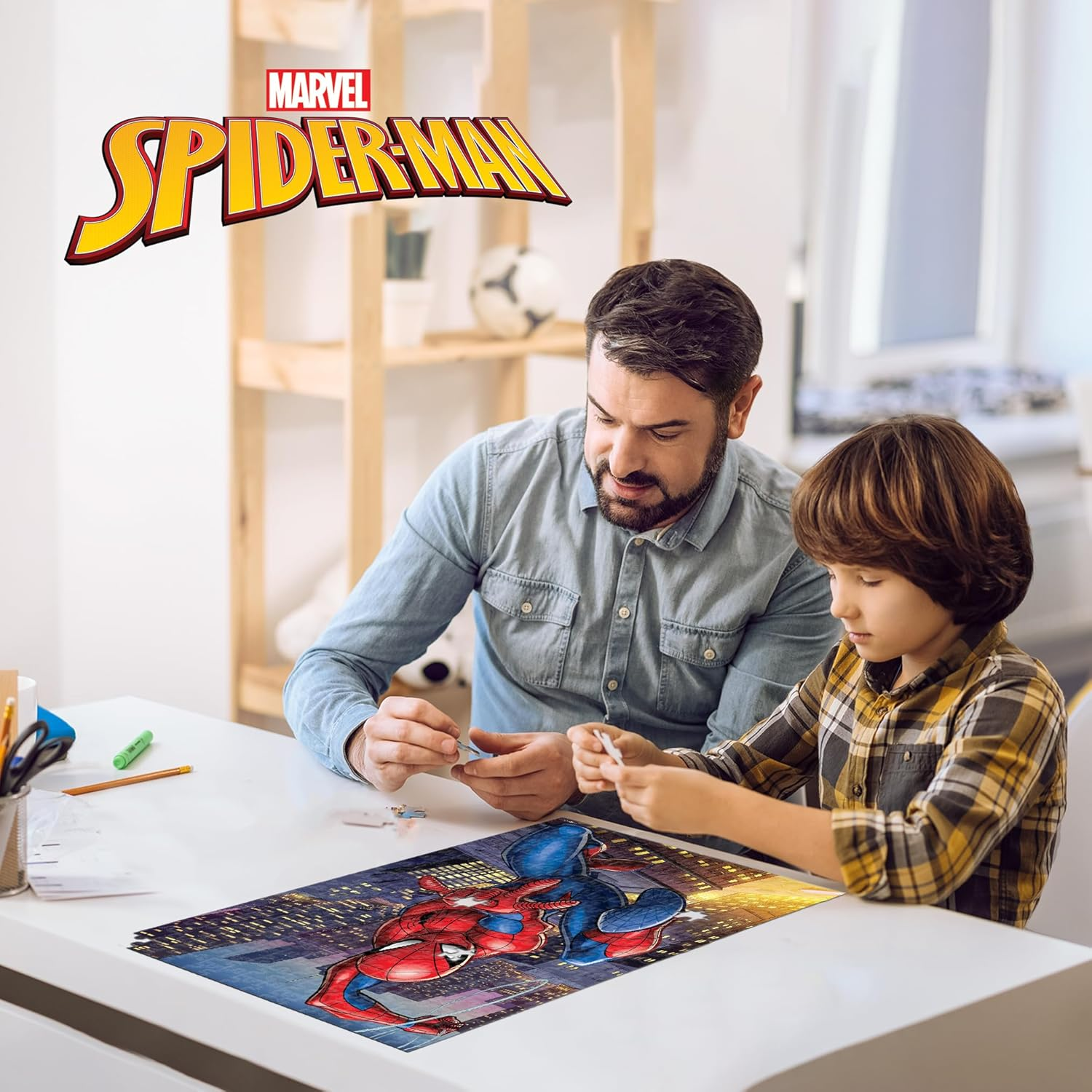 Prime 3D 35586 Marvel Spiderman Lens Puzzle in 3D Box image number 6