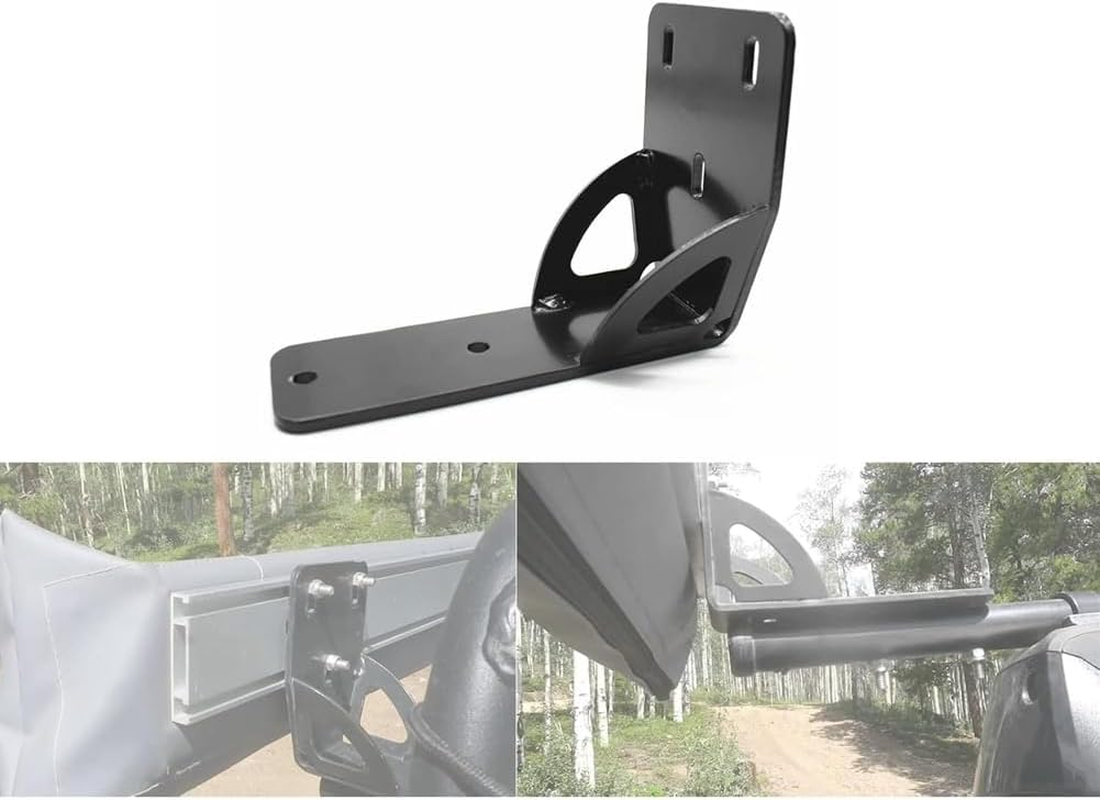 2Pcs Awning Bracket Replaces 813402 50Mm Wide Pre-Drilled Holes Awning Bracket with Gusset image number 5