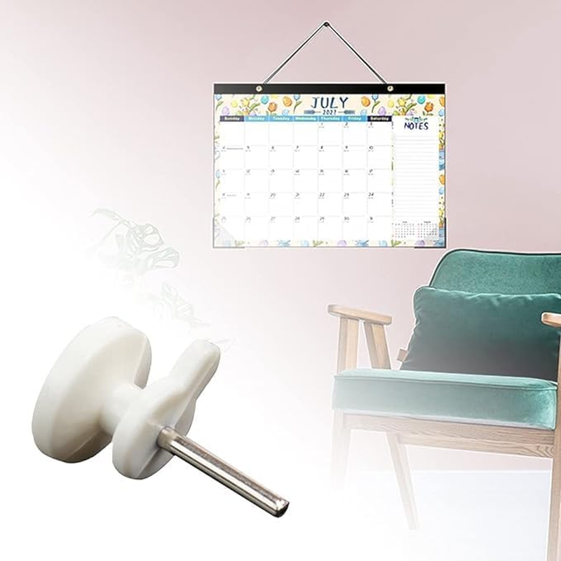 100PCS Hardwall Picture Hook White Mini Non-Marking Hooks Invisible Hook Nail Photo Frame Hangers for Hard Wall Picture Frames Oil Painting Posters Frame Hangers for Home Office Hanging Picture Photo image number 4