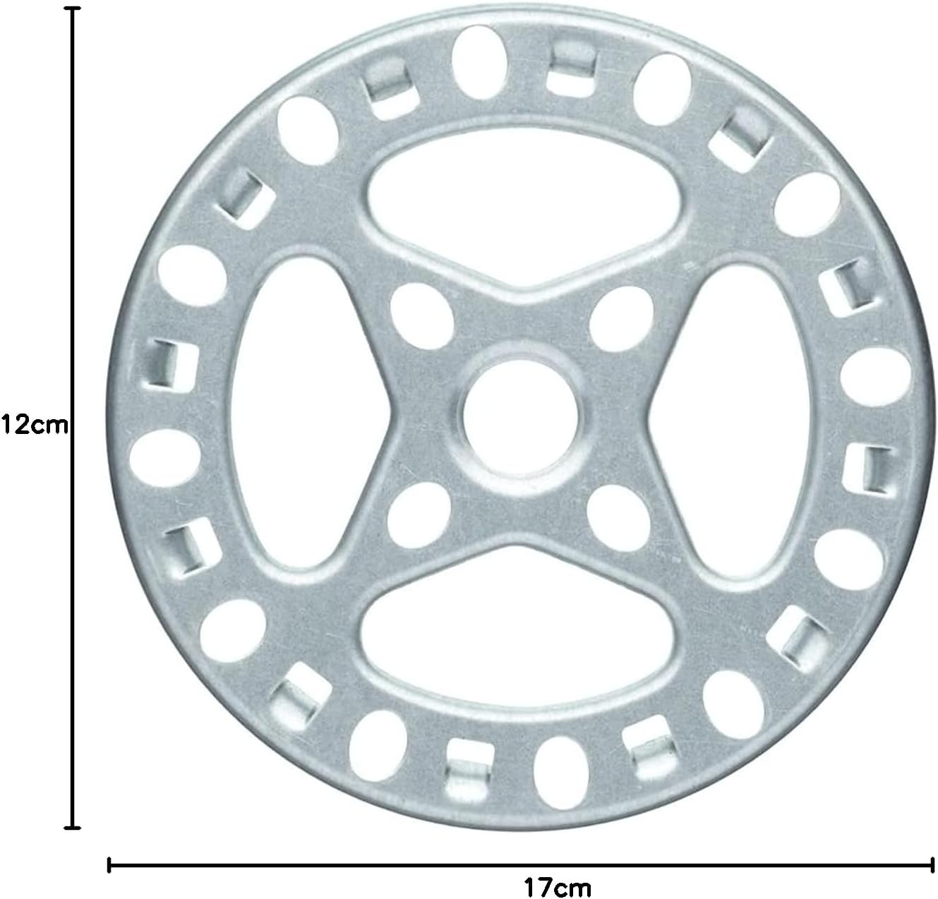 Kitchencraft Gas Ring Reducer Trivet, Galvanised Iron, 12 Cm, Silver image number 3