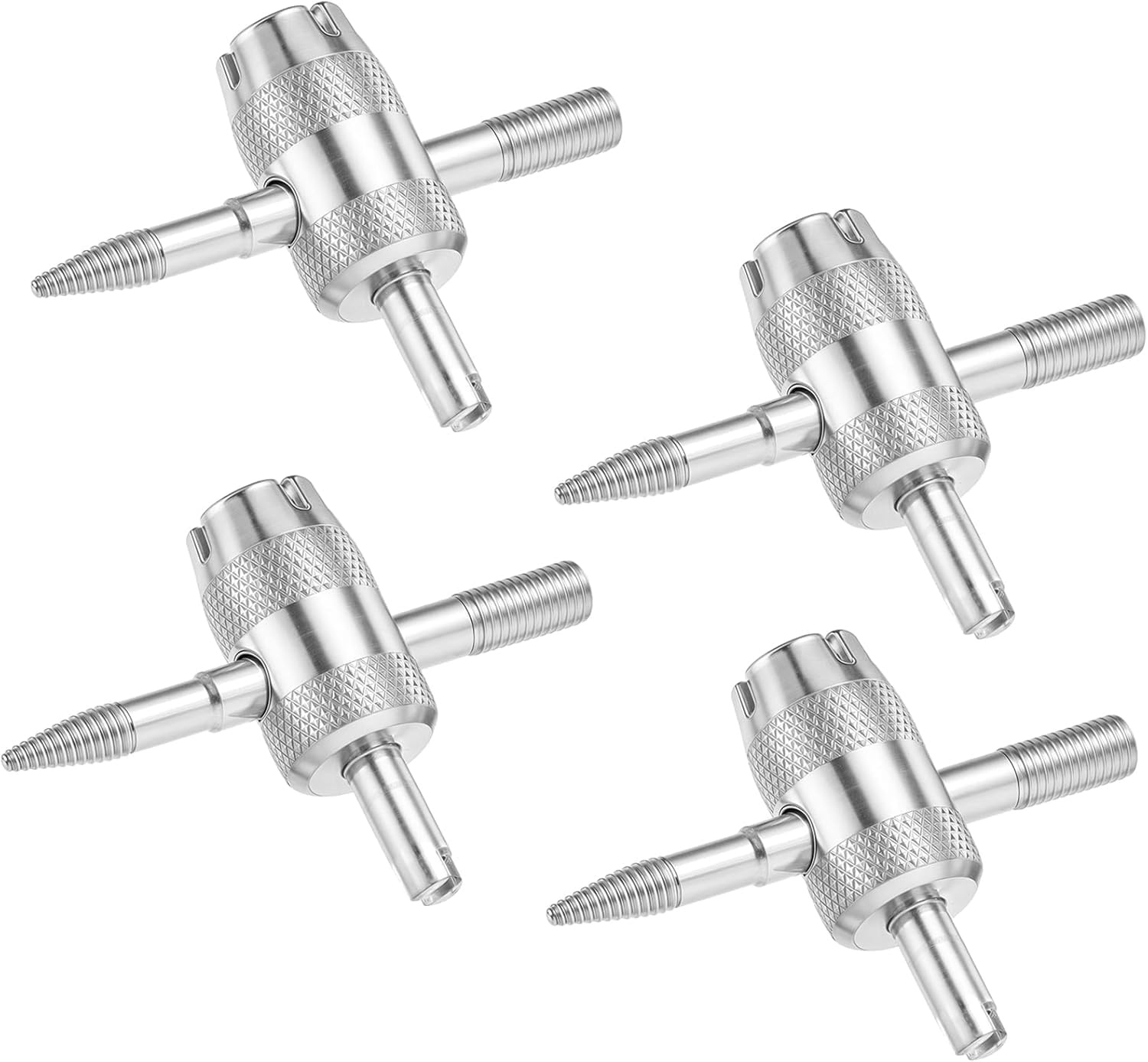 4-In-1 Multifunctional Valve Stem Removal Tool, 4Pcs 4-In-1 Valve Core Tool Tire Valve Tool,4-In-1 Valve Core Tool Multifunctional Valve Wrench,4 in 1 Valve Core Tool Multifunctional Valve Wrench image number 3