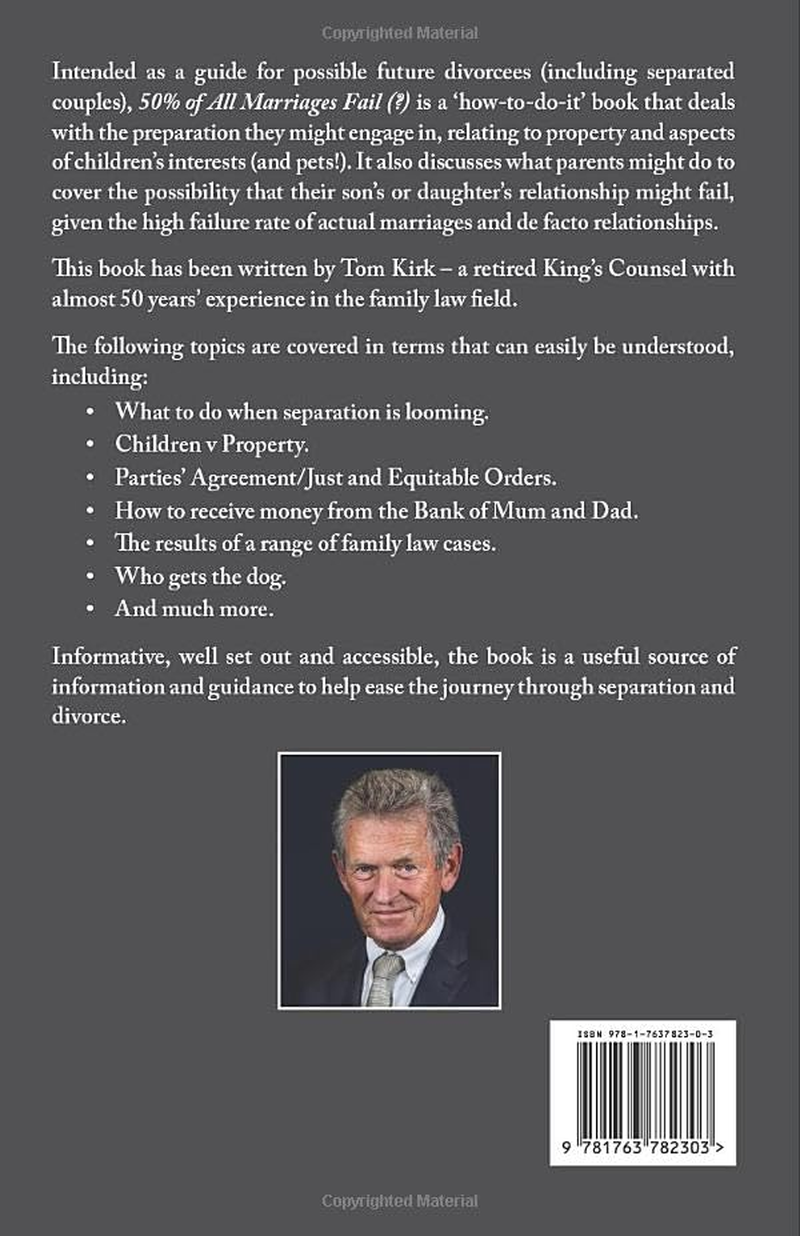 50% of All Marriages Fail (?): an Ideal Wedding Present