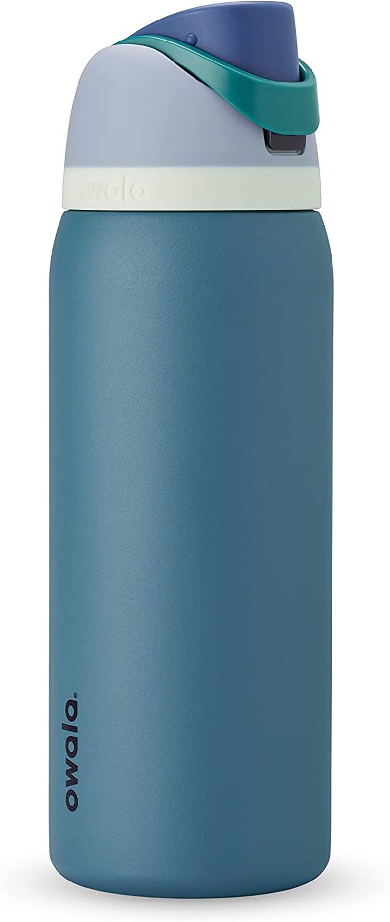 Owala Freesip Insulated Stainless Steel Water Bottle with Straw, Bpa-Free Sports Water Bottle, Great for Travel, 32 Oz, Denim