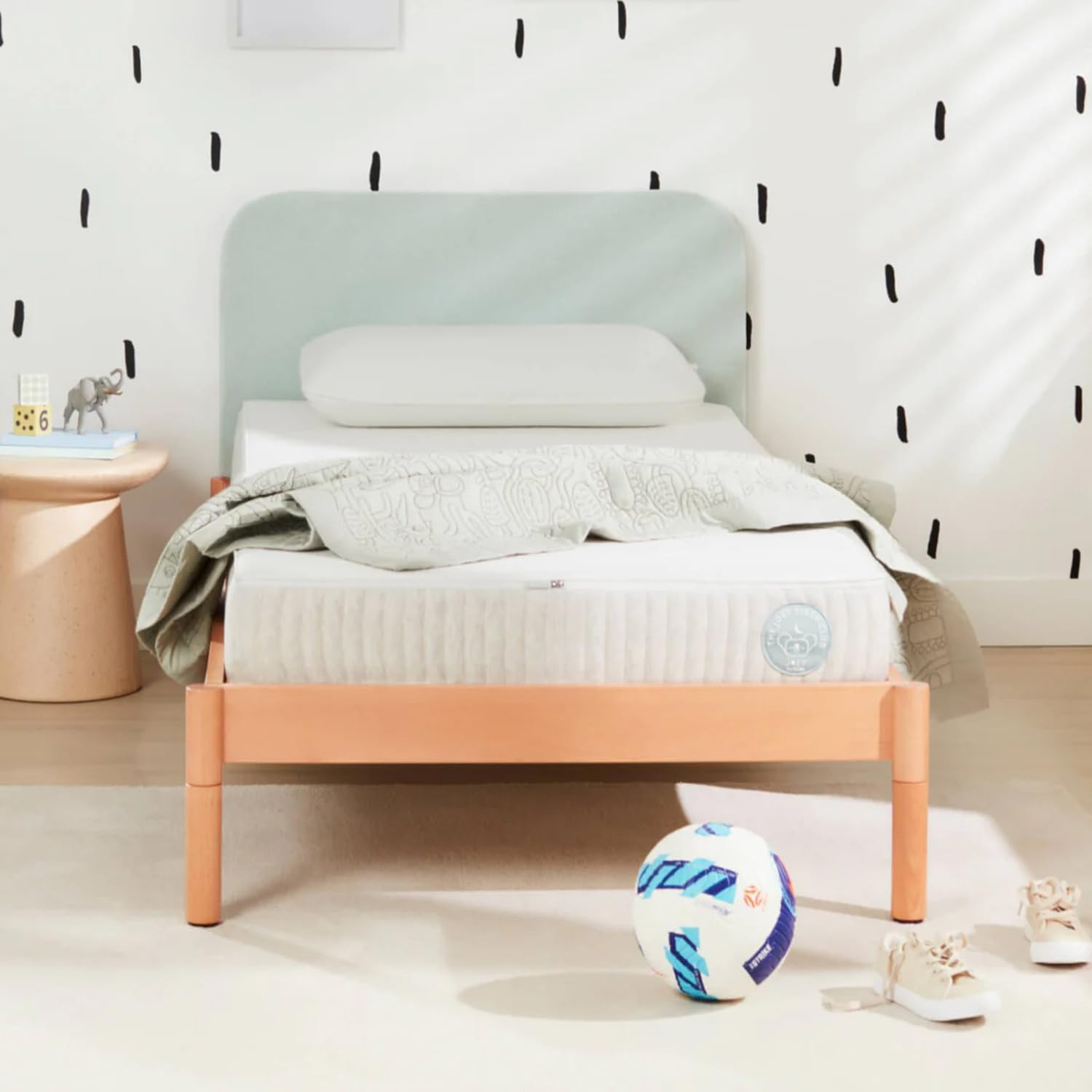 Koala Joey Kids Hybrid Pocket Spring Mattress, Single, Medium Firm, Cloud White image number 1