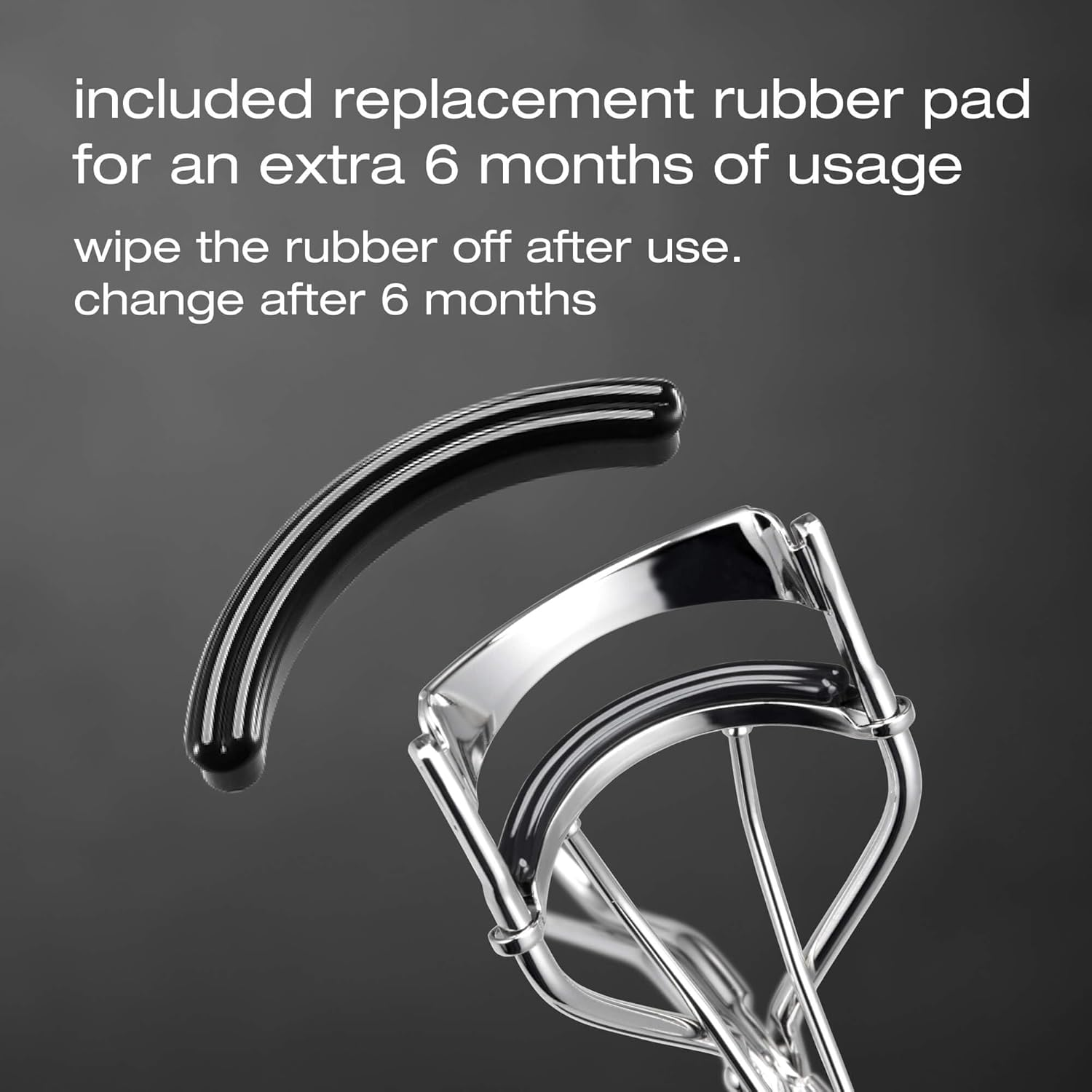 Shu Uemura New Eyelash Curler W, Double Edge Eyelash Curler for a Smoothly Sculpted Curl in One Squeeze - Includes Silicone Replacement Pad image number 3