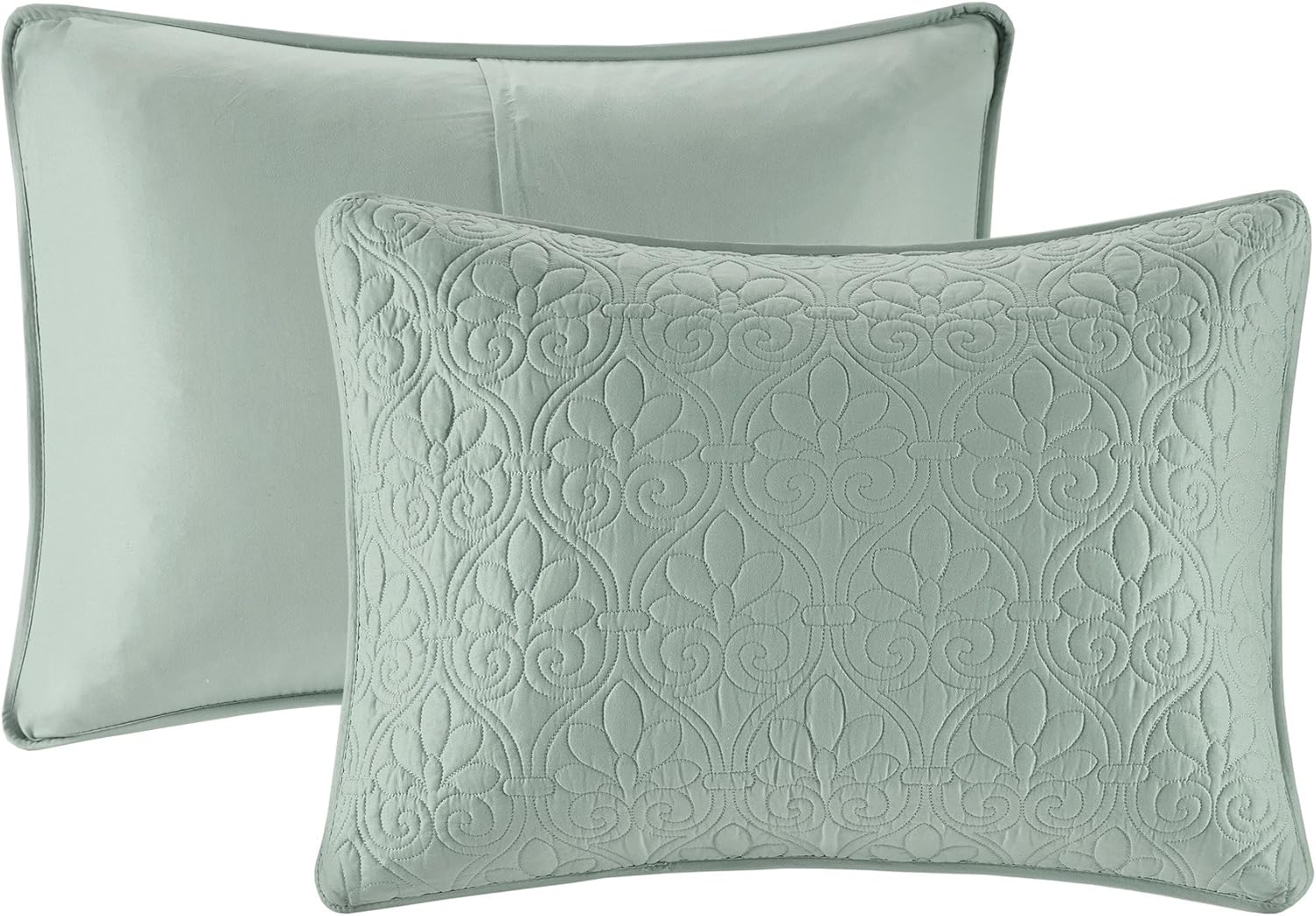Madison Park Quebec 3 Piece Coverlet Set, King, Seafoam image number 5