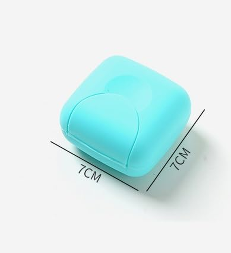 Soap Box Waterproof and Leak Proof Soap Cartridge with Lid and Lock Buckle ，Suitable for Travel and Carrying (Green, One Size) image number 4