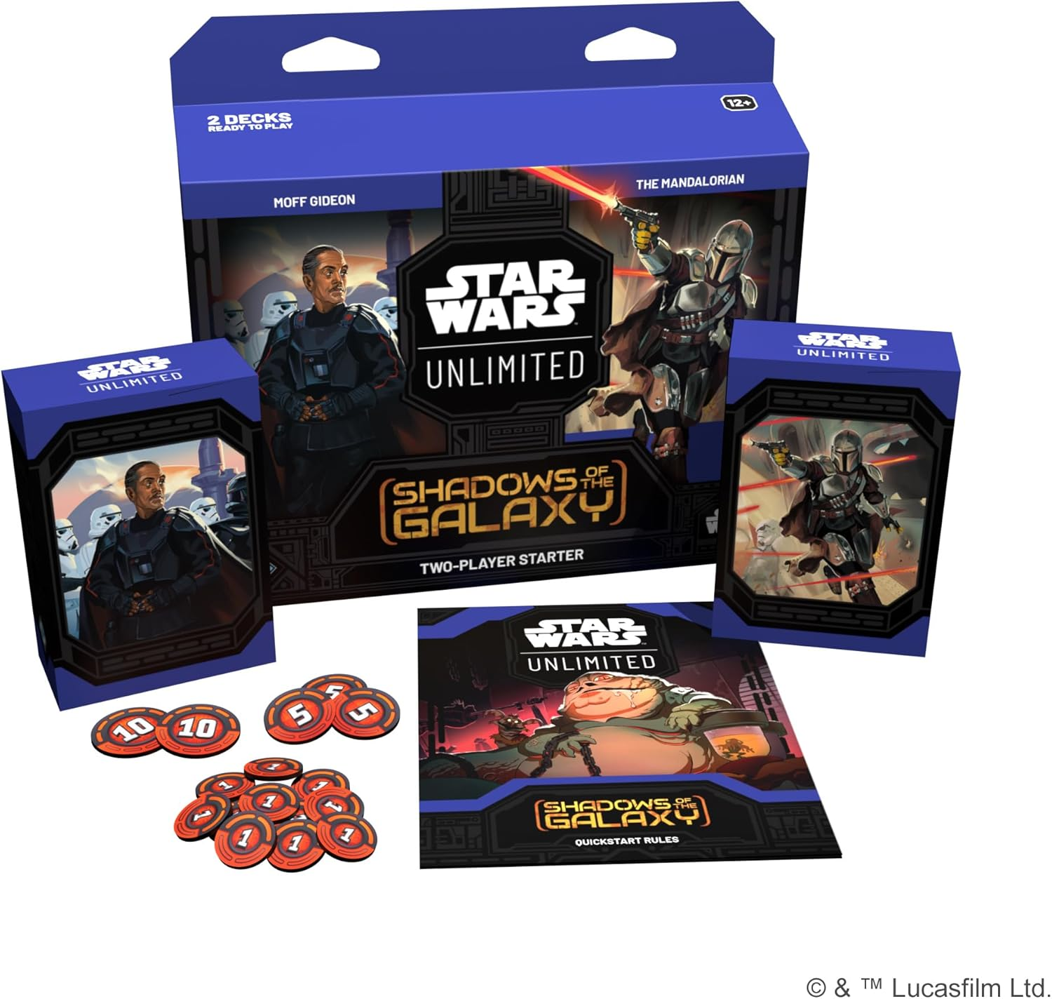 Fantasy Flight Games | Star Wars: Unlimited | TCG Shadows of the Galaxy Two Player Starter - Fast Trading Card Game for Kids and Adults, Ages 12+, 2+ Players, 20 Minutes, English image number 4