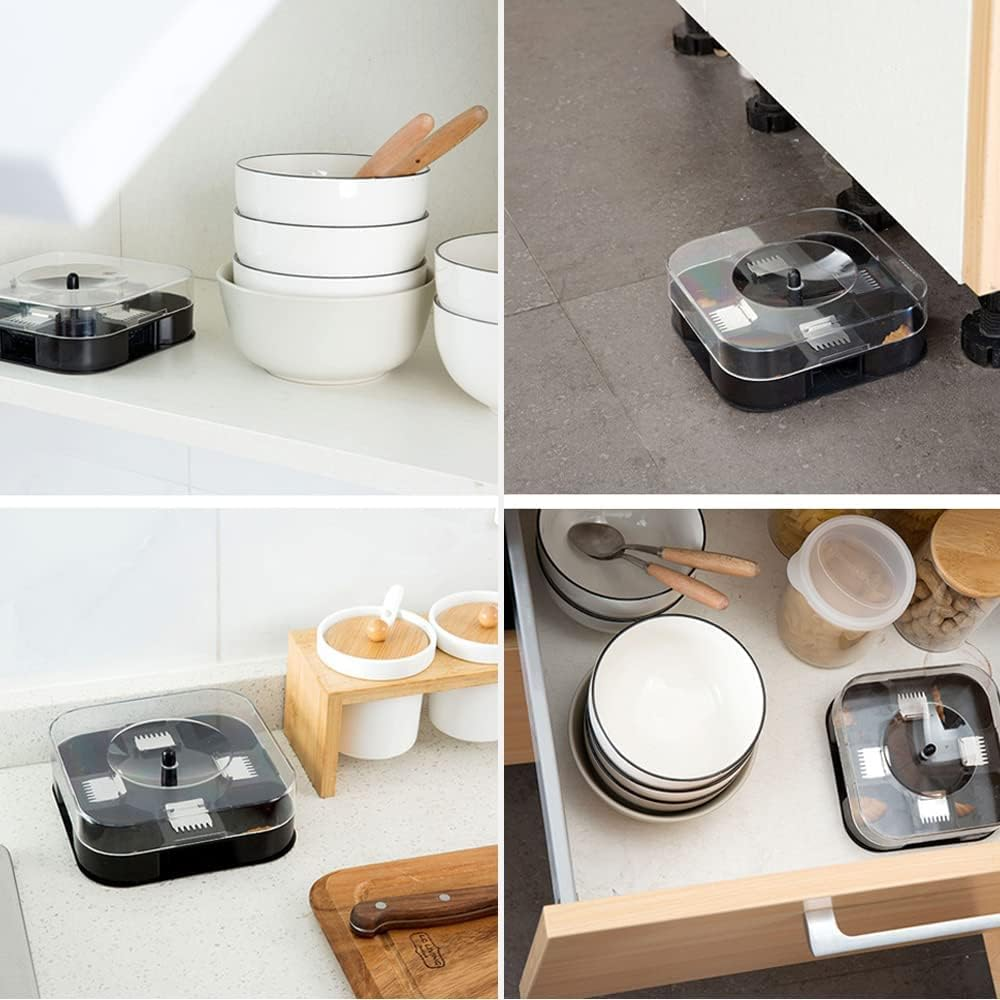 Plastic Cockroach Trap Box Roach Catcher Trap, 1Pc Plastic Cockroach Pests Catcher Box,Reusable Roach Trap Cockroach Catcher Trap Roach Trap Cockroach Trap Box,Plastic Roach Trap Box Cockroach Killer image number 1