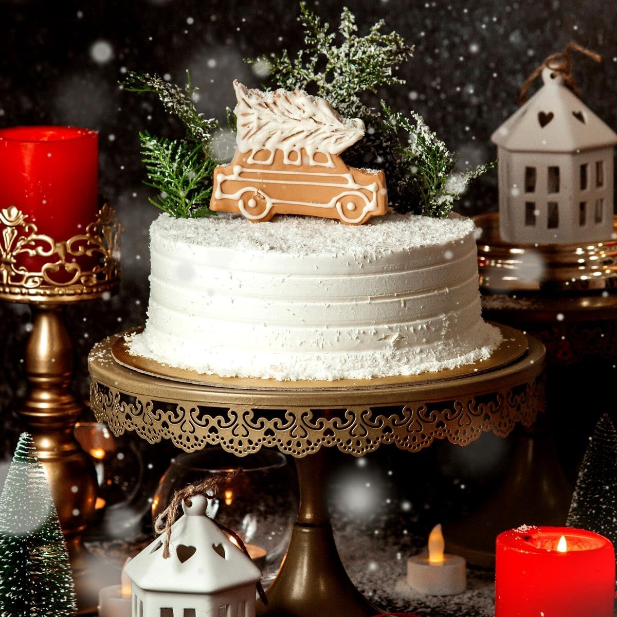 WELANE Cake Scraper, 4 PCS Double Side Cake Smoother Scraper for Mousse Butter Cream Cake Decoration (8 Kind) image number 6