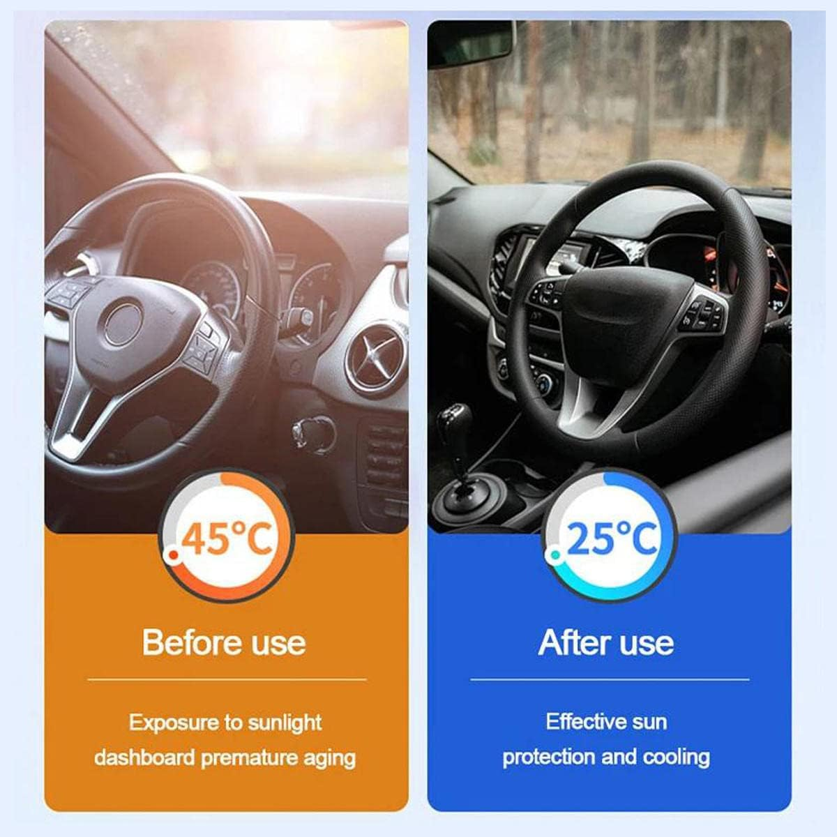 Fit for Volkswagen VW T-ROC TROC 2018-2023,Windscreen Sun Shade,Car Sun Shades Front Windscreen Inside,Car Interior Decoration