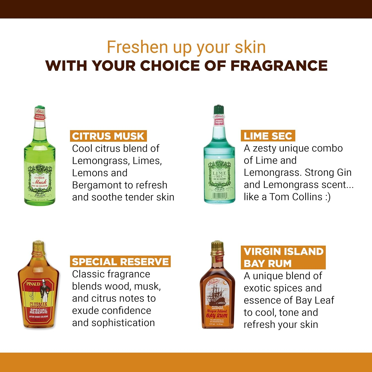 Clubman Pinaud Eau De Cologne, Lime Sec, 370Ml