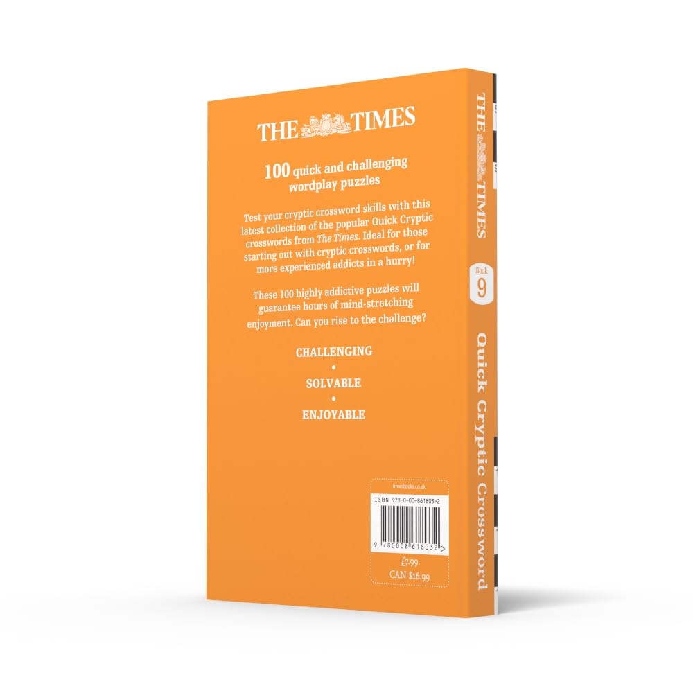 The Times Crosswords - the Times Quick Cryptic Crossword Book 9: 100 World-Famous Crossword Puzzles image number 5