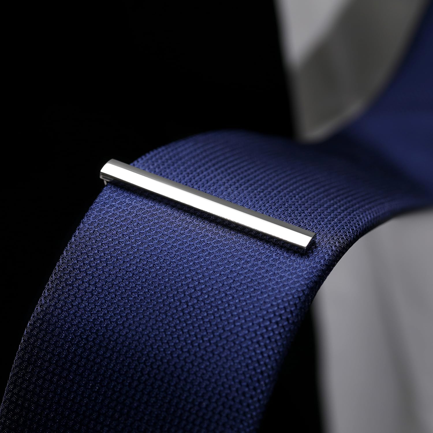 HONEY BEAR 1.97/2.12/2.36Inch Mens Tie Clip Bar - Normal Size for Business Wedding Gift,5/5.4/6Cm image number 1