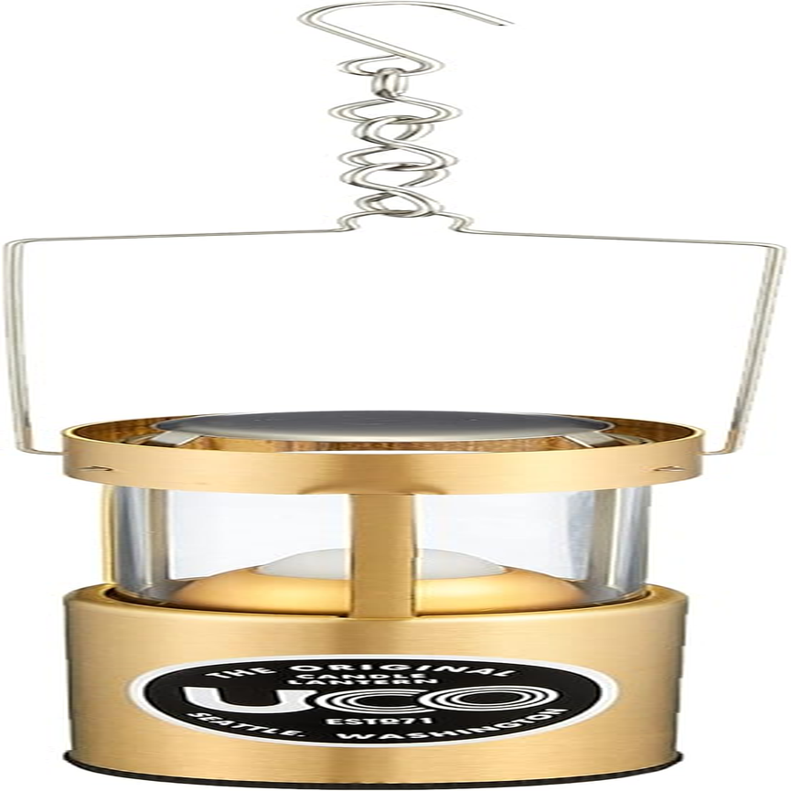 UCO 24356 Outdoor Camping Candle Lantern, Yellow