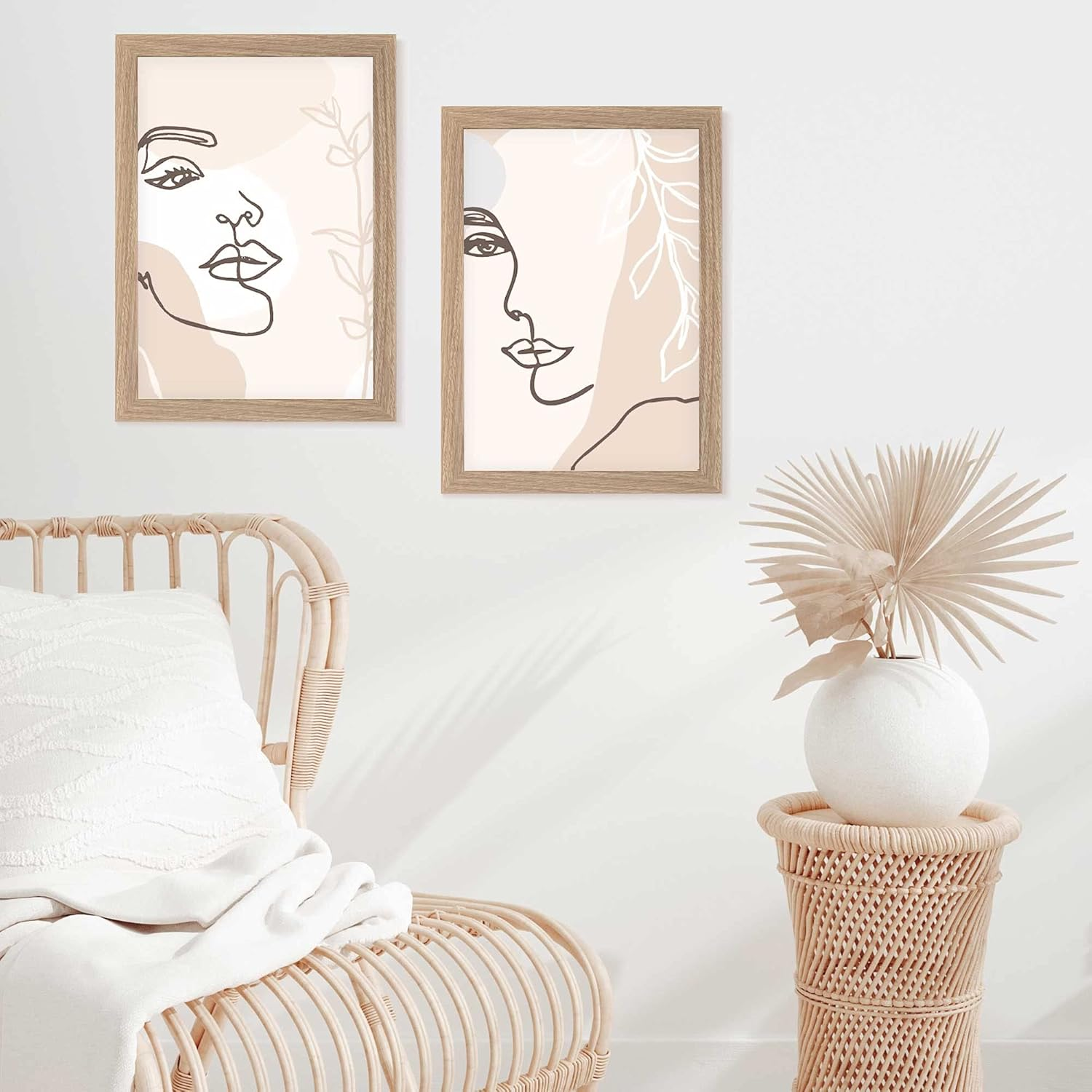 Cooper & Co Set of 2 21X29.7Cm Oak Premium Paradise Wooden Photo Frame image number 5