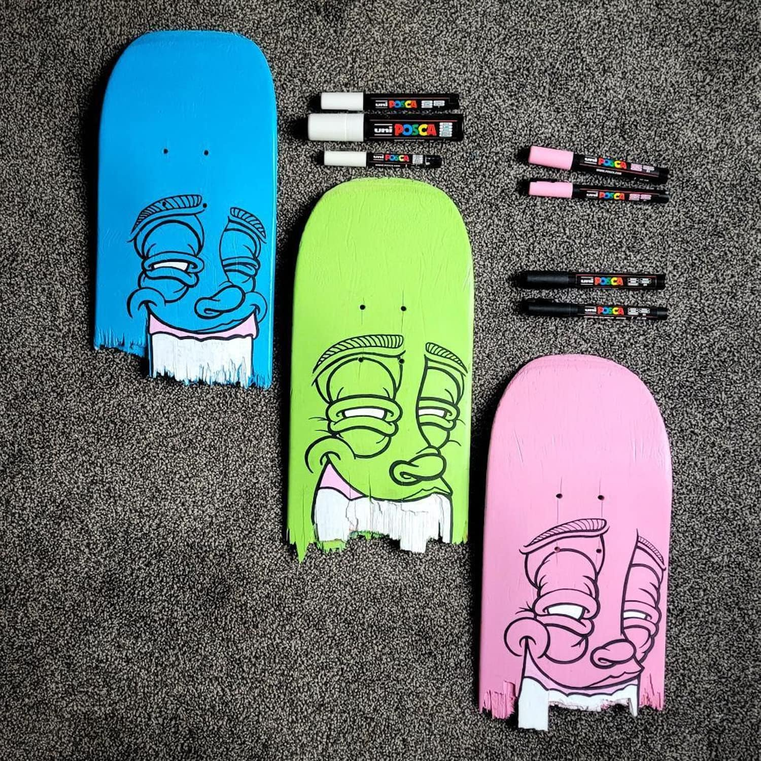 Posca - PC-17K / PC-7M / PC-5M / PC-3M / PC-1M / PC-1MR - Paint Marker Art Pens - Travel Hard Case of 54 image number 3