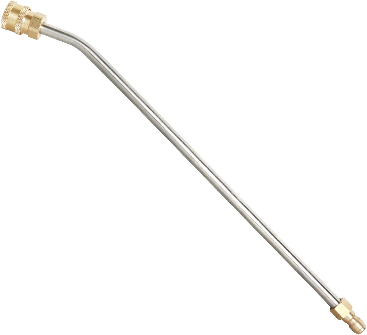 Sooprinse Washer Extension Gutter Cleaner Attachment Accessory,High Pressure Washer Gutter Rod for Lance/Wand 1/4 Inch Quick Connect,30 Degrees Curved Rod,14 Inch image number 4