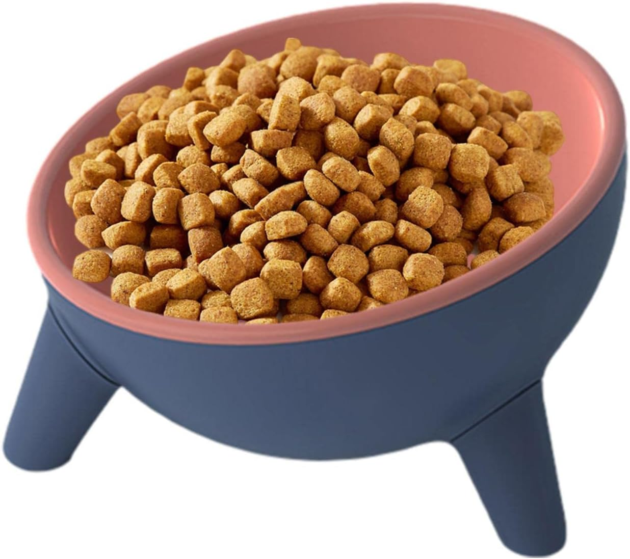 Elevated Cat Bowls - Dog Water Bowls - Pet Bowl Shallow Cat Water Bowl to Stress Relief of Whisker Fatigue, Dog Bowl Cat Feeding Wide Bowls for Puppy Cats Small Animals (Color : Red) image number 1