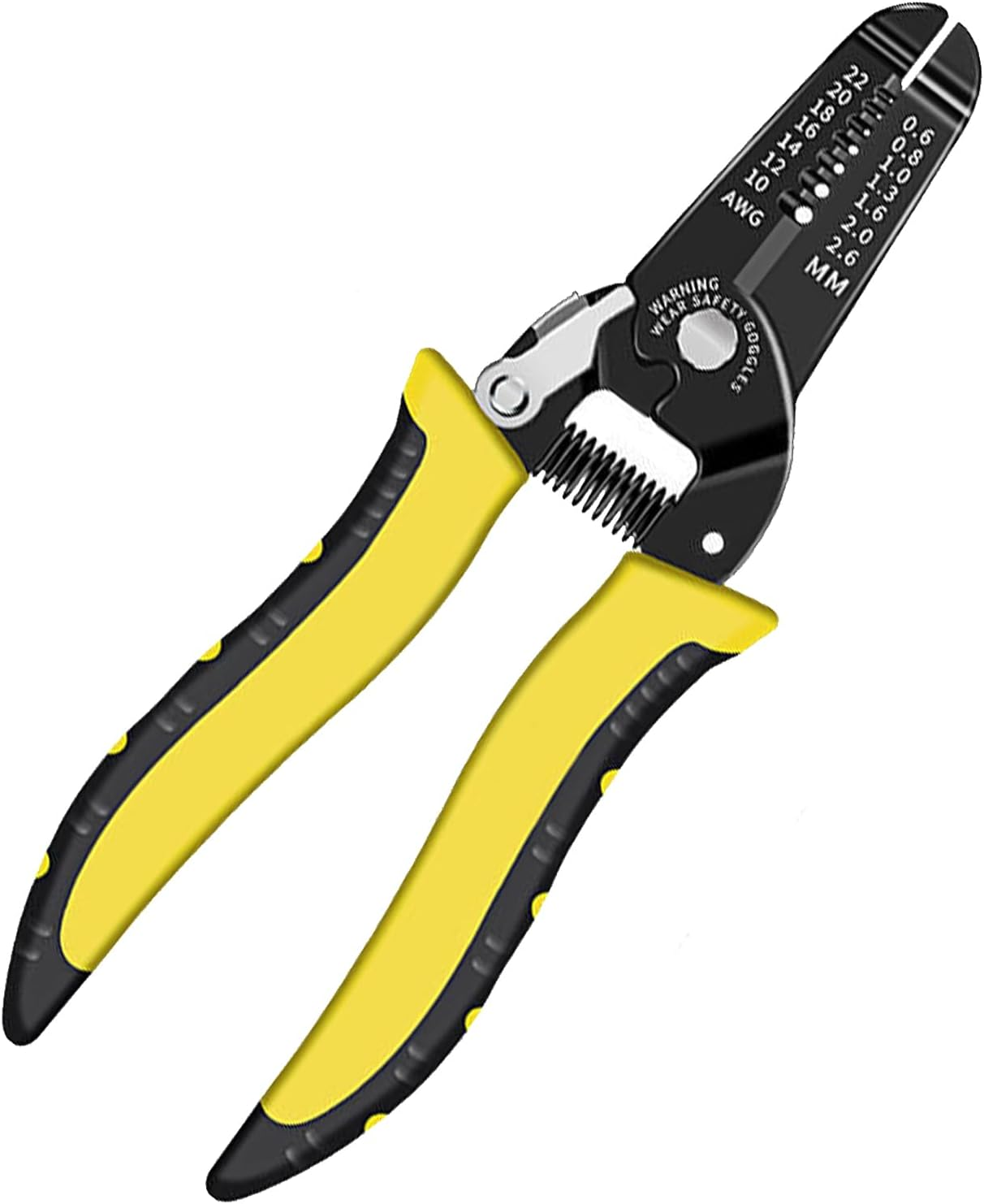 7-Inch 10-22 AWG Wire Stripper/Wire Crimping Tool, Wire Cutter, Wire Crimper, Cable Stripper, Wiring Tools and Multi-Function Hand Tool image number 5